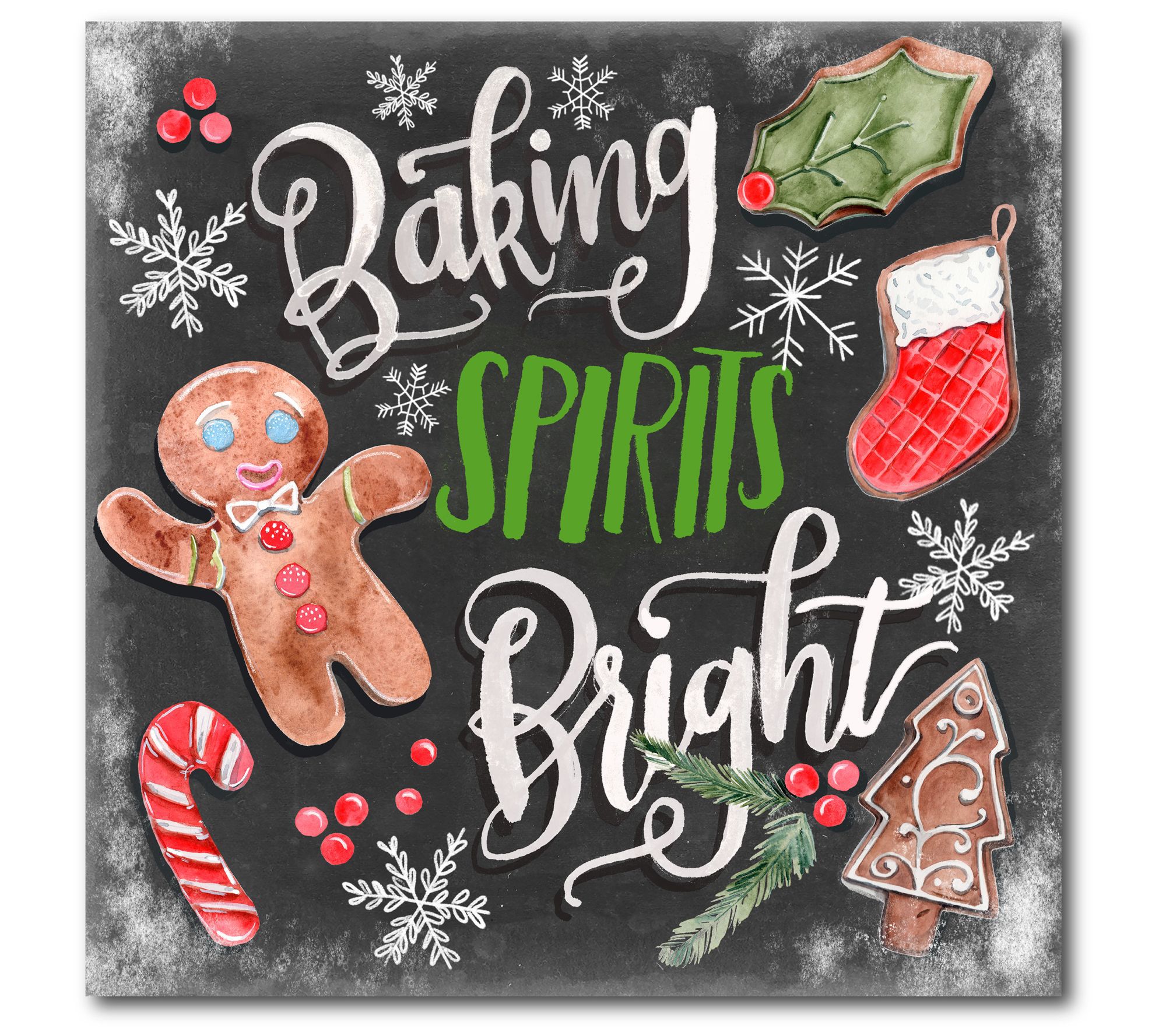 Courtside Market Baking Spirits Bright I 16x16 Canvas