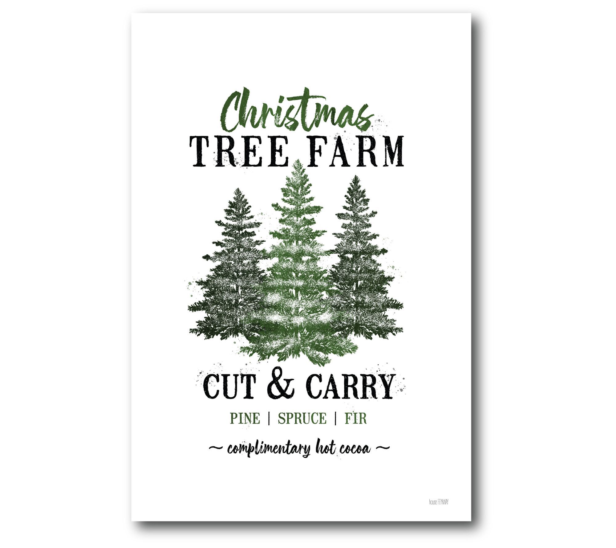 Courtside Market At the Tree Farm 12x18 Canvas