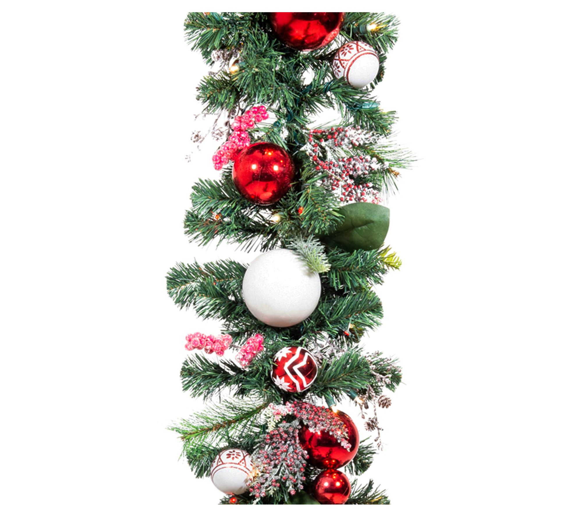 Village Lighting 9' Pre-Lit LED Garland - Nordic