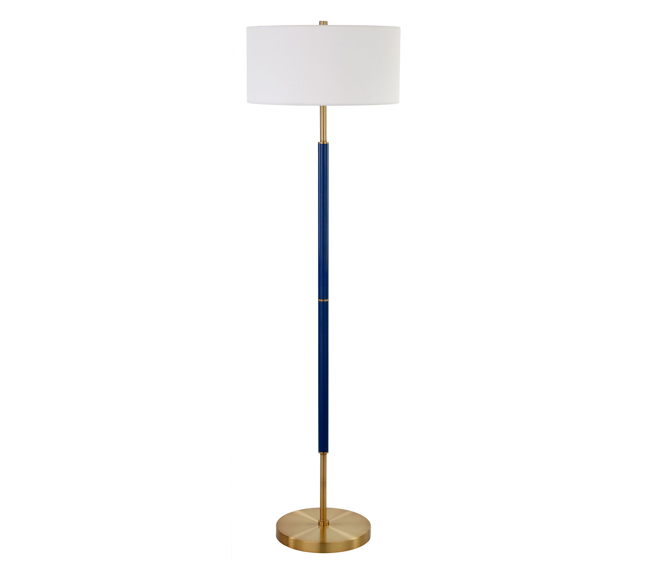 Hudson & Canal Simone Two-Toned 2-Bulb Modern F loor Lamp