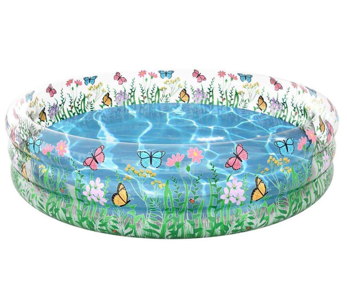 PoolCandy Inflatable Sunning Pool - QVC.com