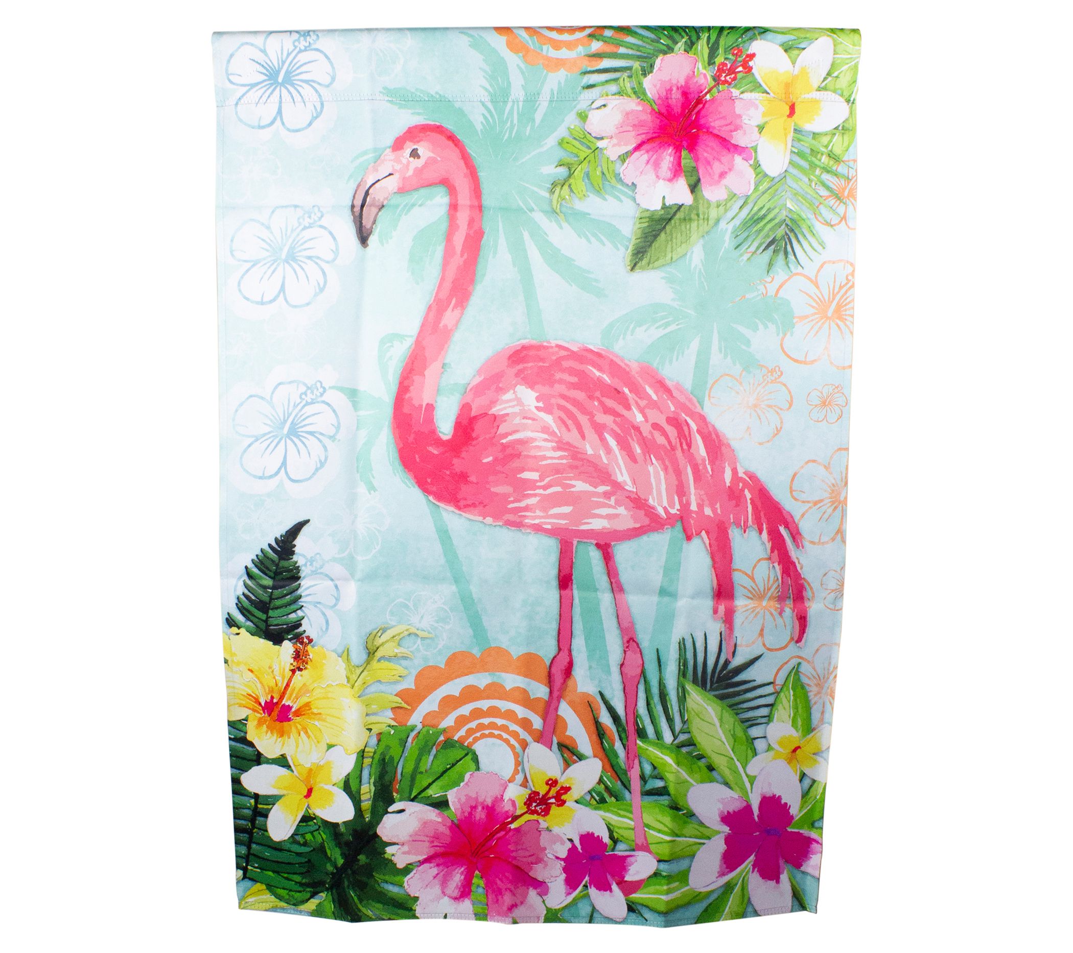 Northlight Tropical Flamingo Spring House Flag 28" x 40"