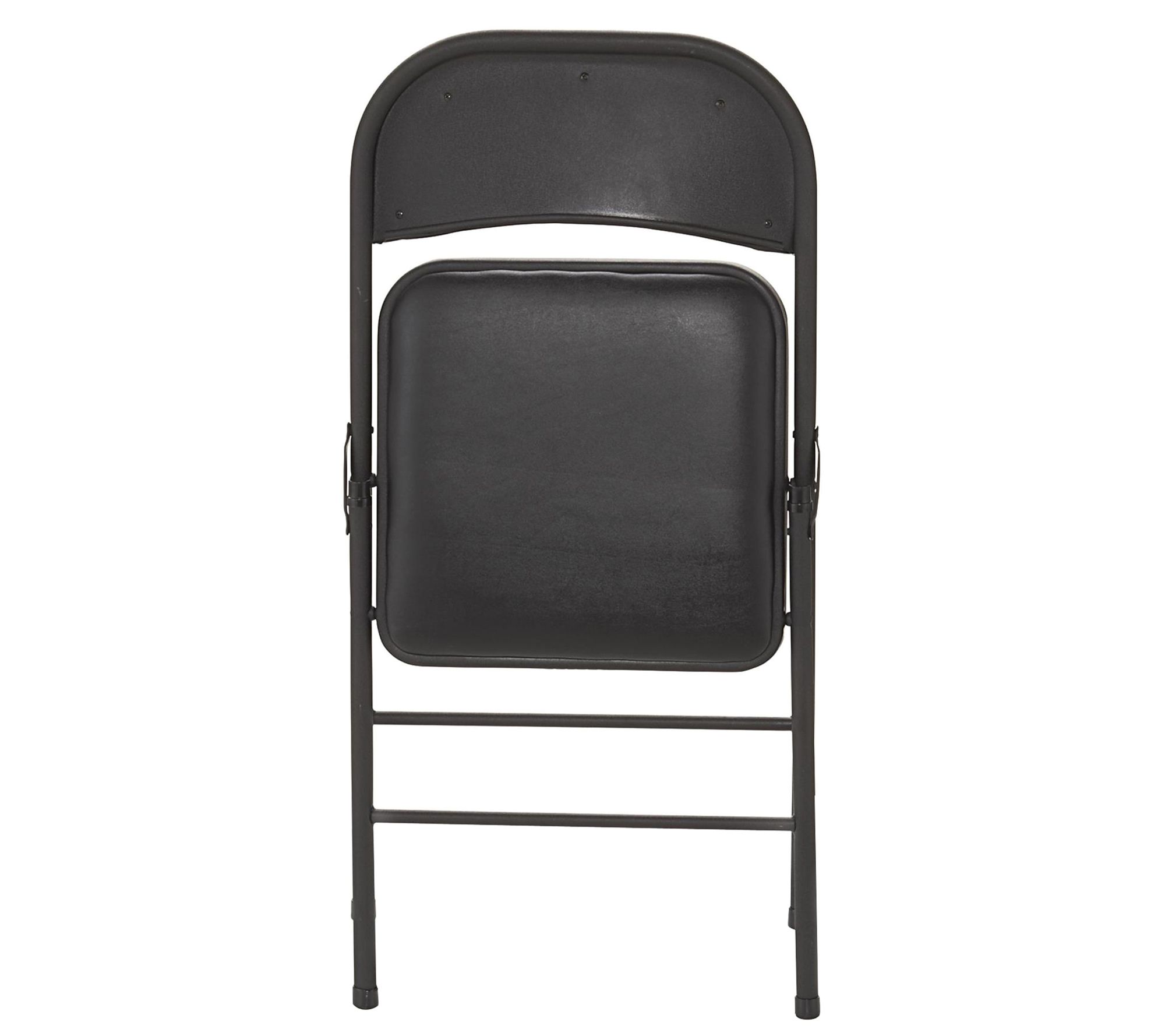 Cosco Set of 4 Vinyl Folding Chairs