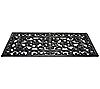 J&M Wrought Iron Rubber Doormat 24" x 36", 1 of 3