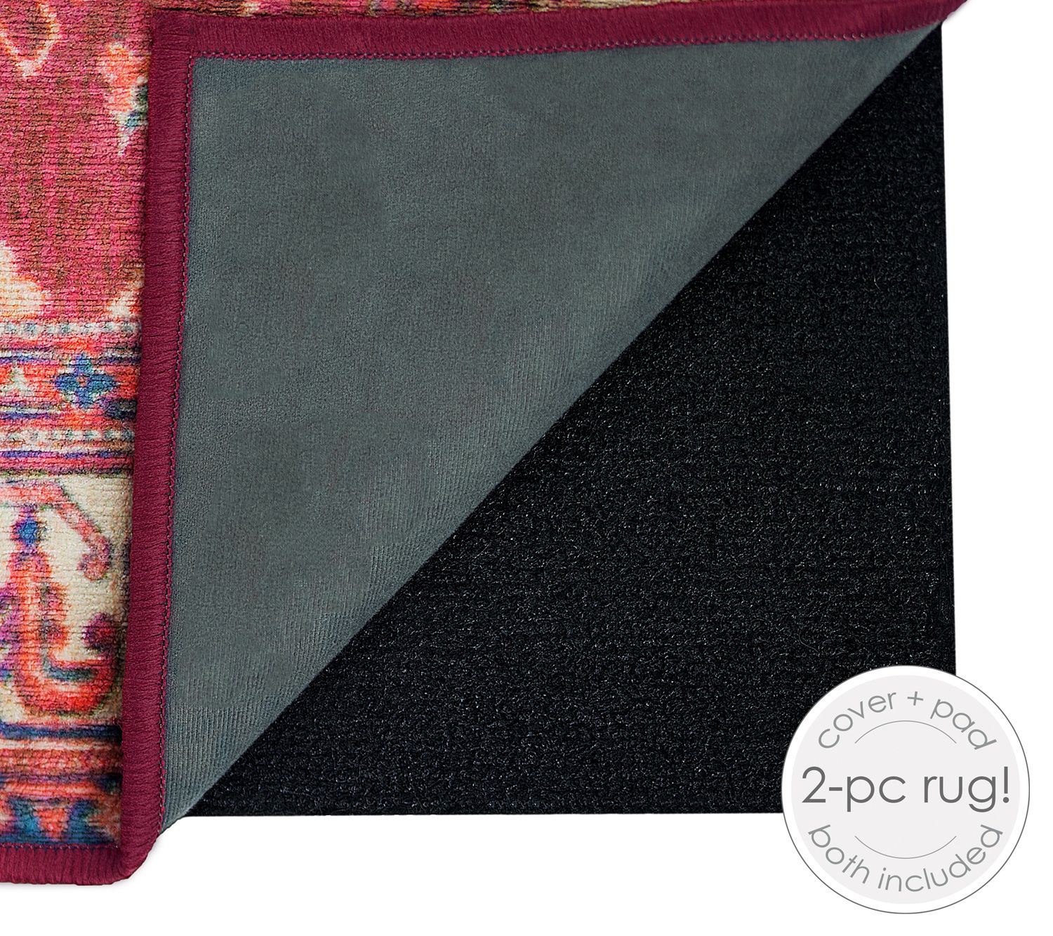 Ruggable Washable Rug Noor Ruby 5' x 7'