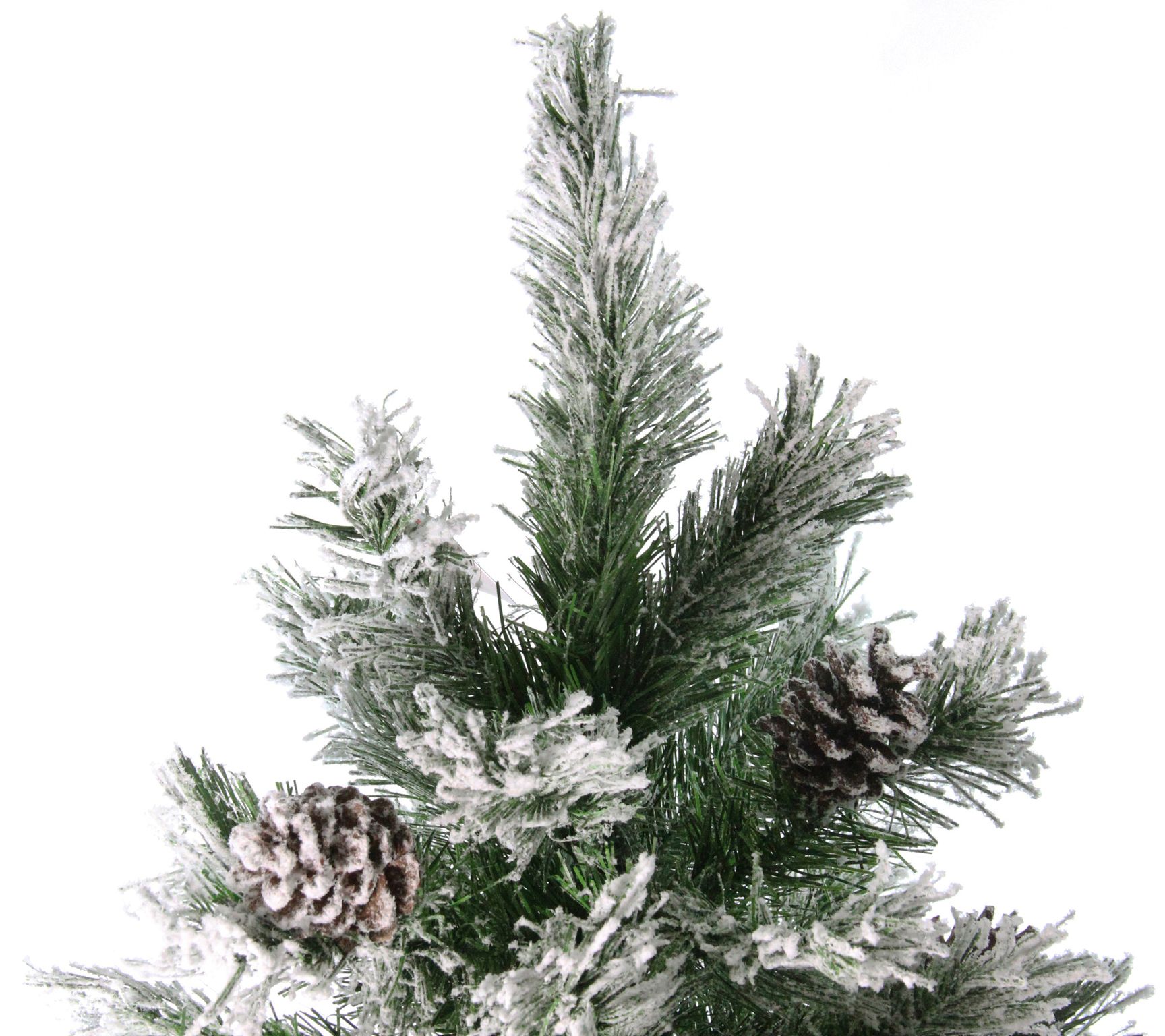 Northlight 7' Flocked Angel Pine Artificial Christmas Tree - QVC.com