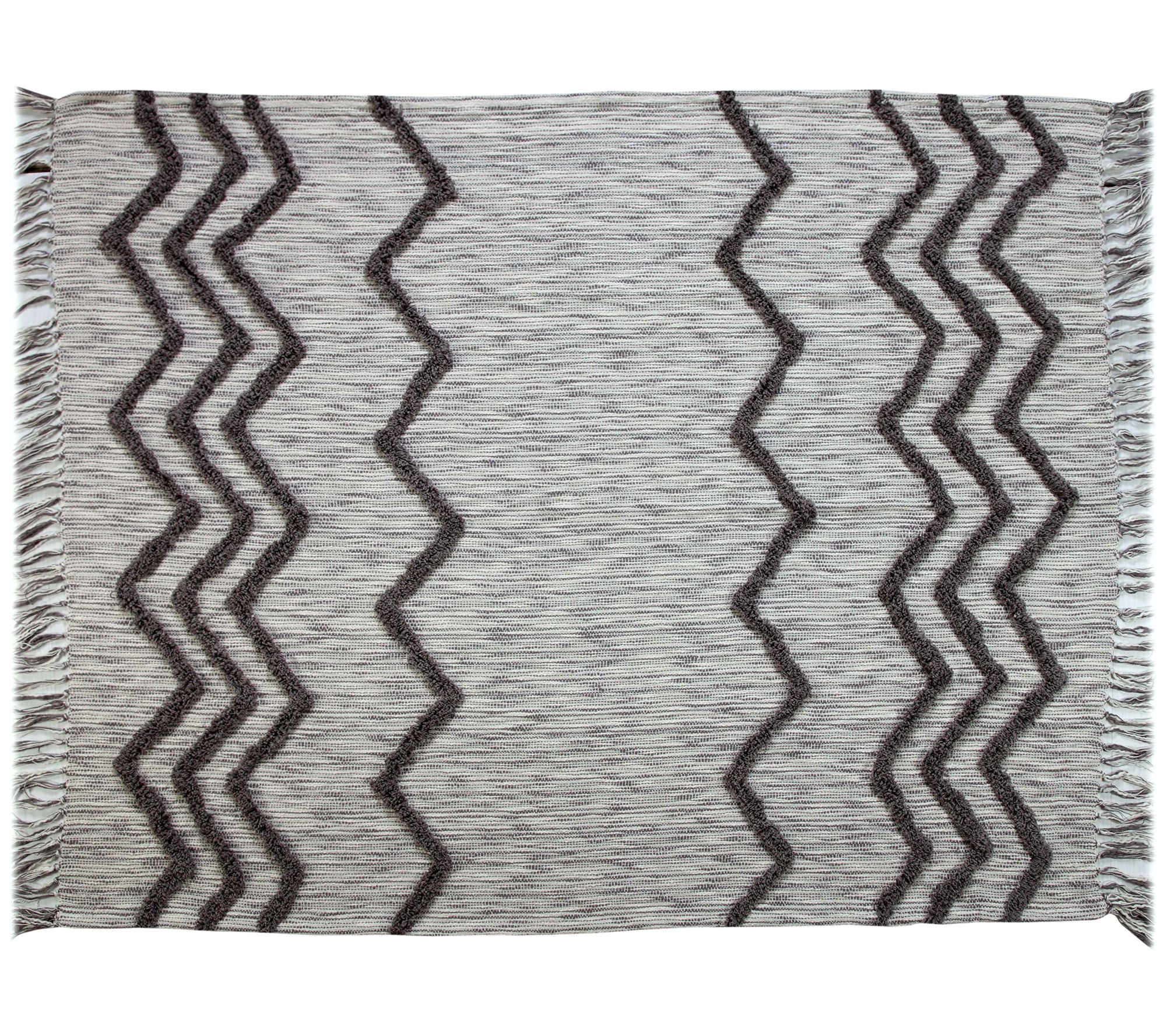 Ox Bay Zig Zag Throw Blanket