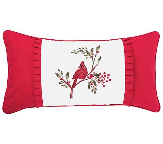 Cardinal Pillow by Valerie