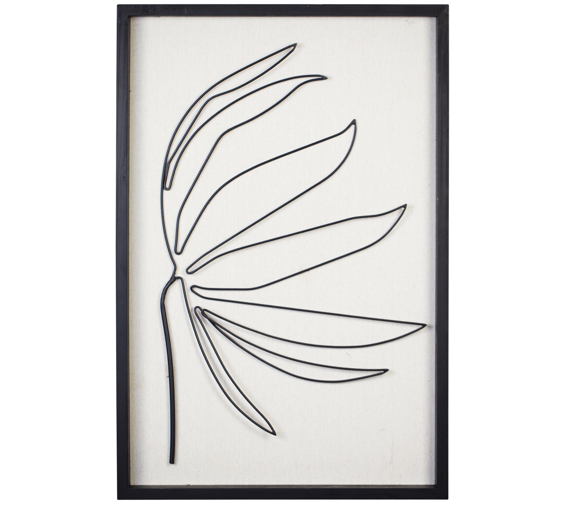 Stratton Home Decor Serene ll Metal and Wood Frame Wall Art