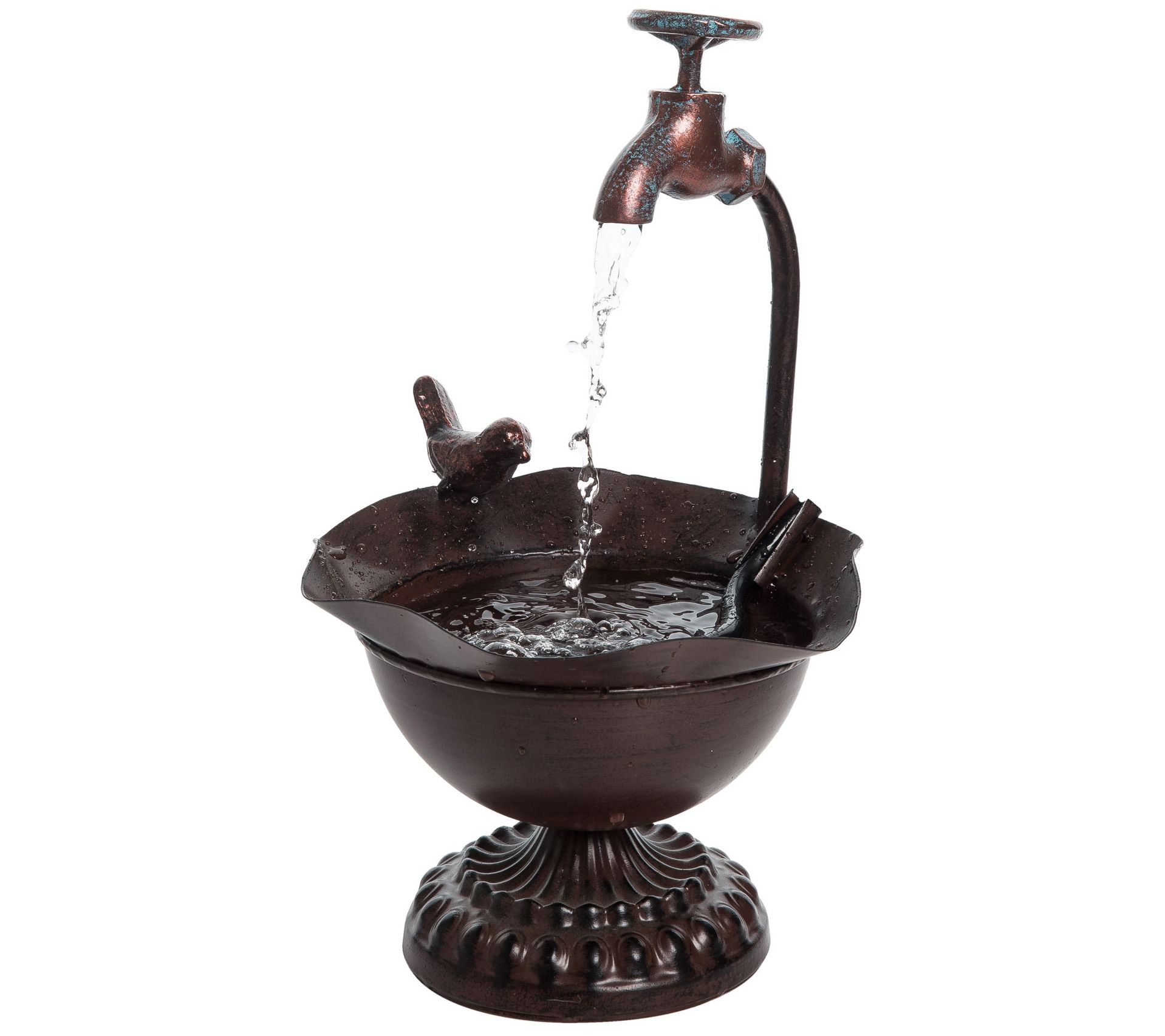 Foreside Home & Garden Bird Bath Fountain