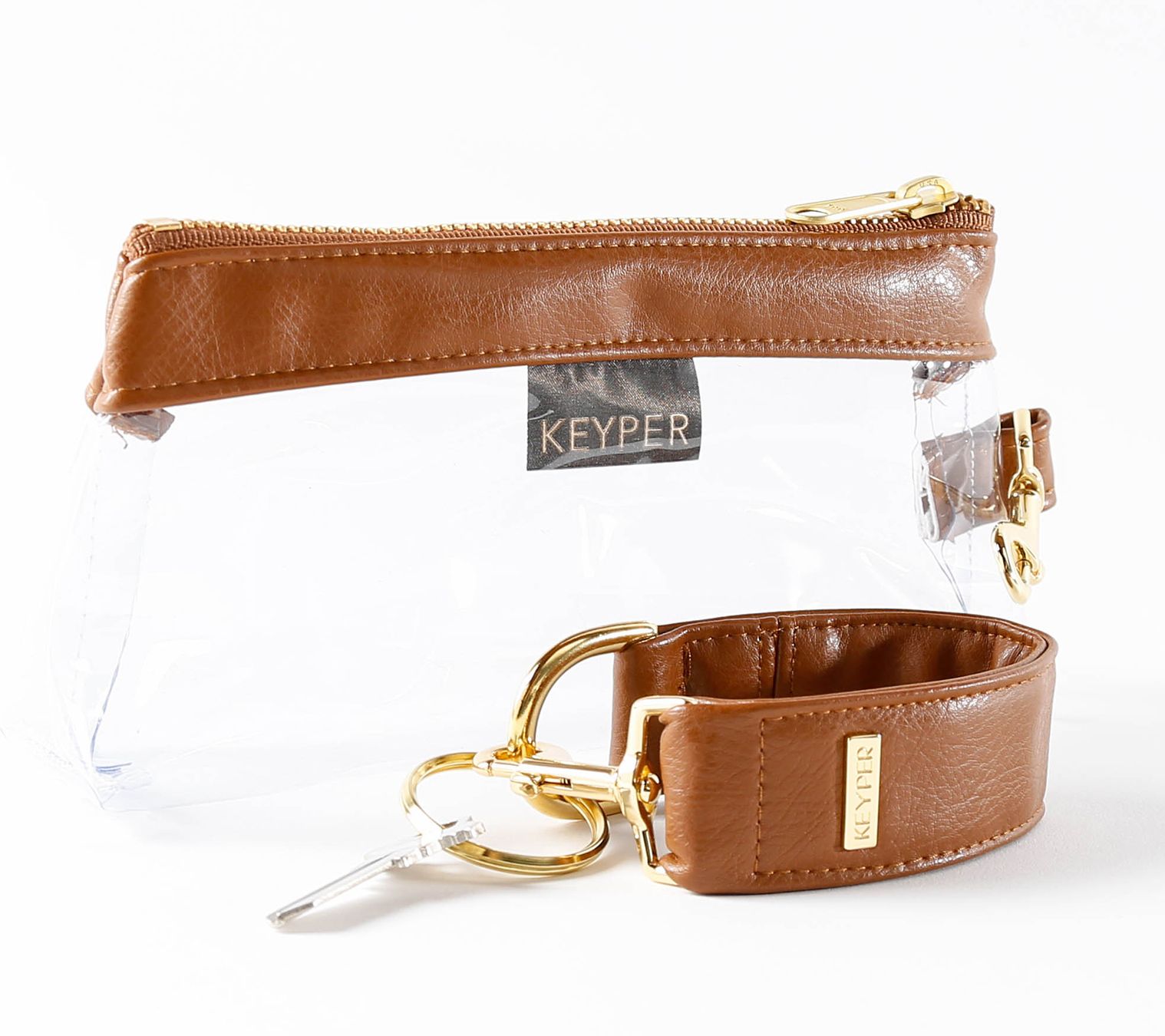 KEYPER Two-Piece Keyper & IT Bag Luxe Clear Set