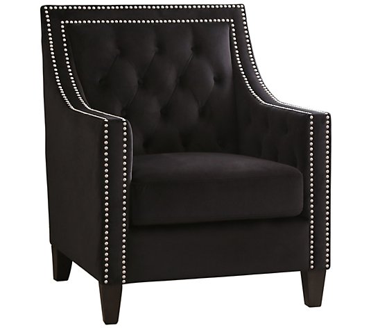 Valentina Nail-Head Tufted Accent Chair by Abbyson Living