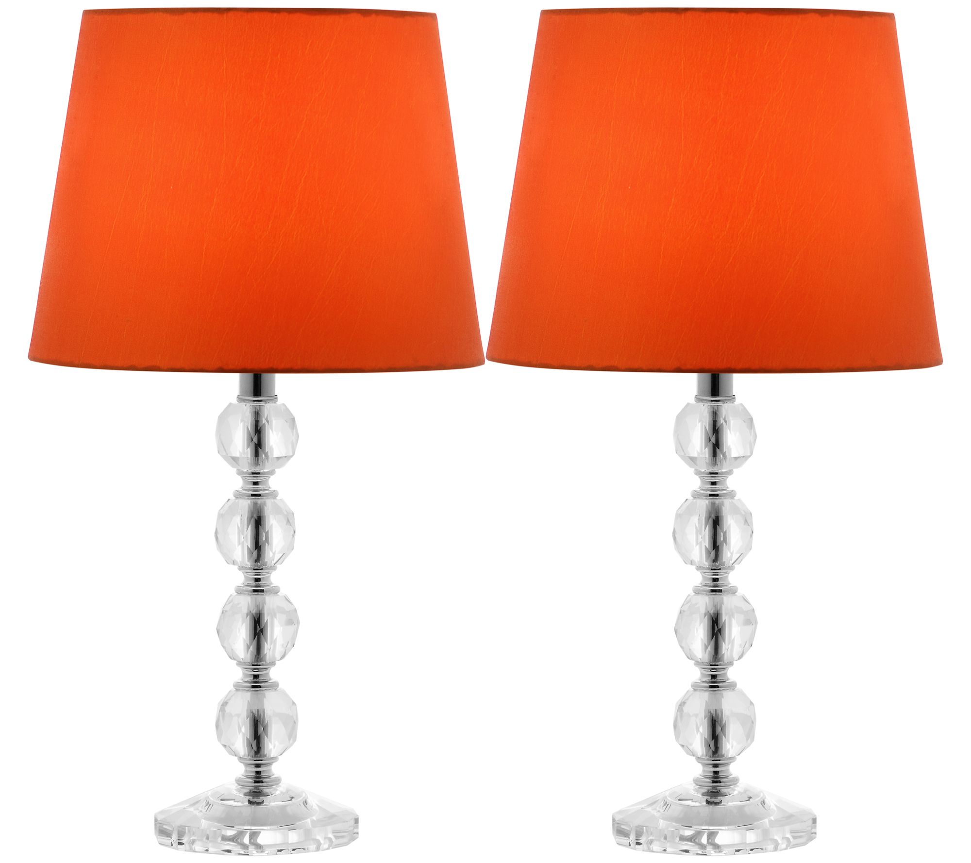 Safavieh Set of 2 Nola Stacked Crystal Ball Lamps