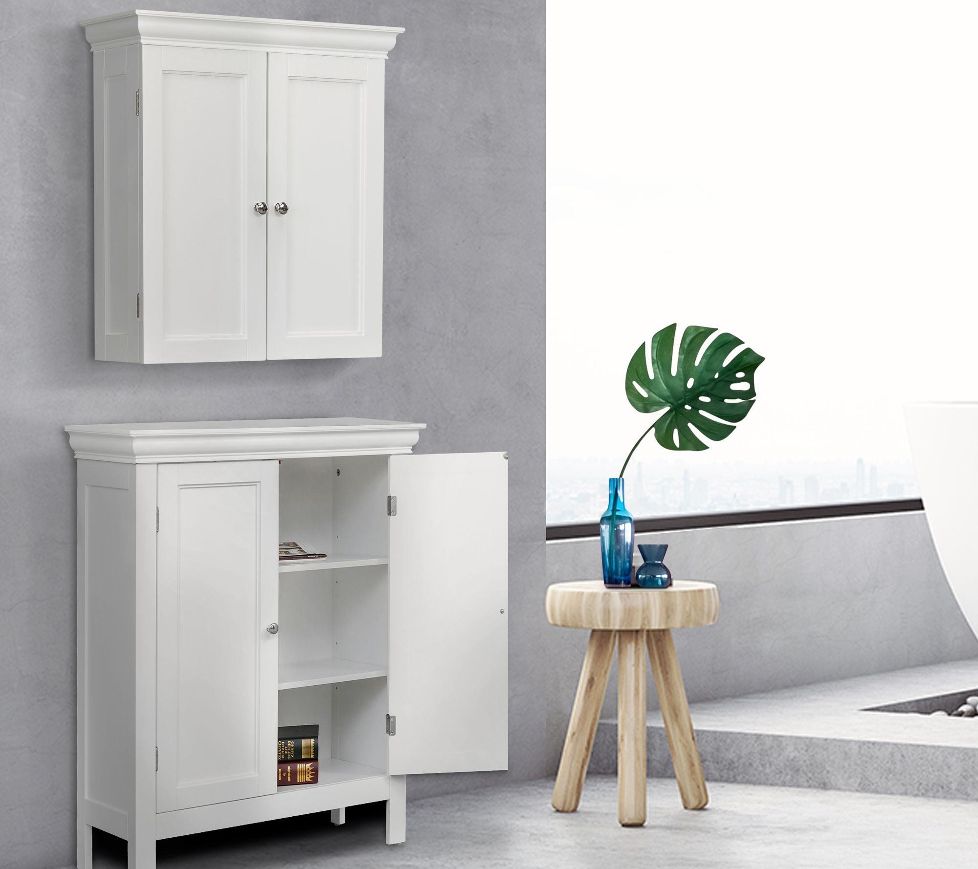 Stratford Removable Wall Cabinet with Two Doors