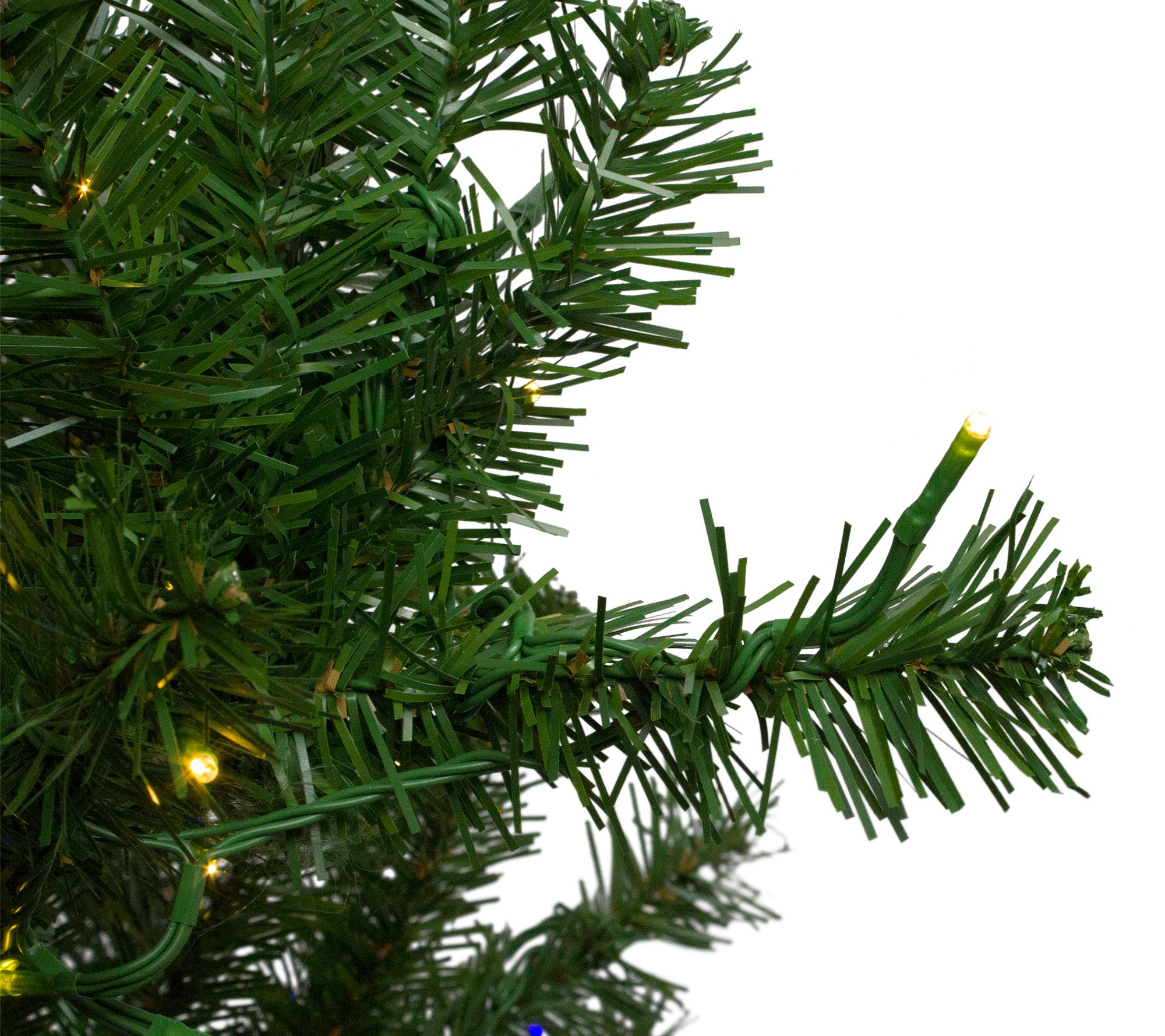 Northlight 7.5' Pre-Lit Full Pike River Fir Christmas Tree - QVC.com