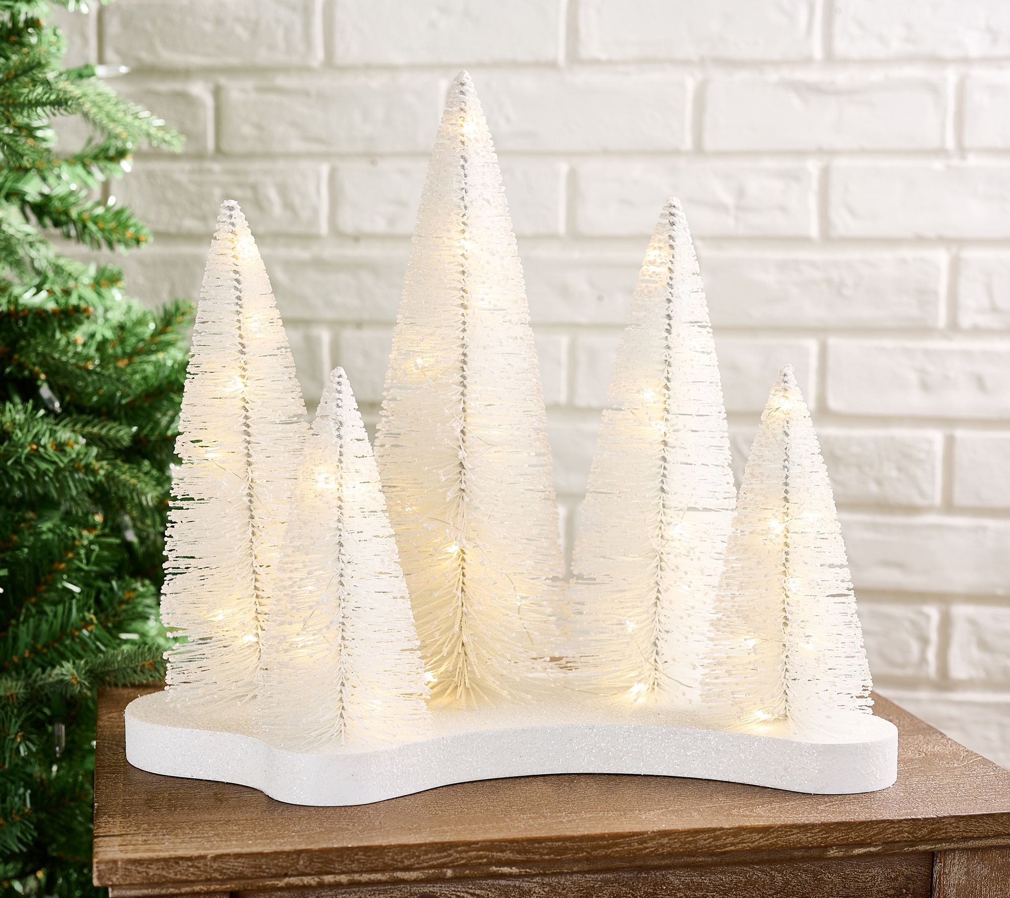 Illuminated 5-Tree Bottlebrush Forest by Valerie