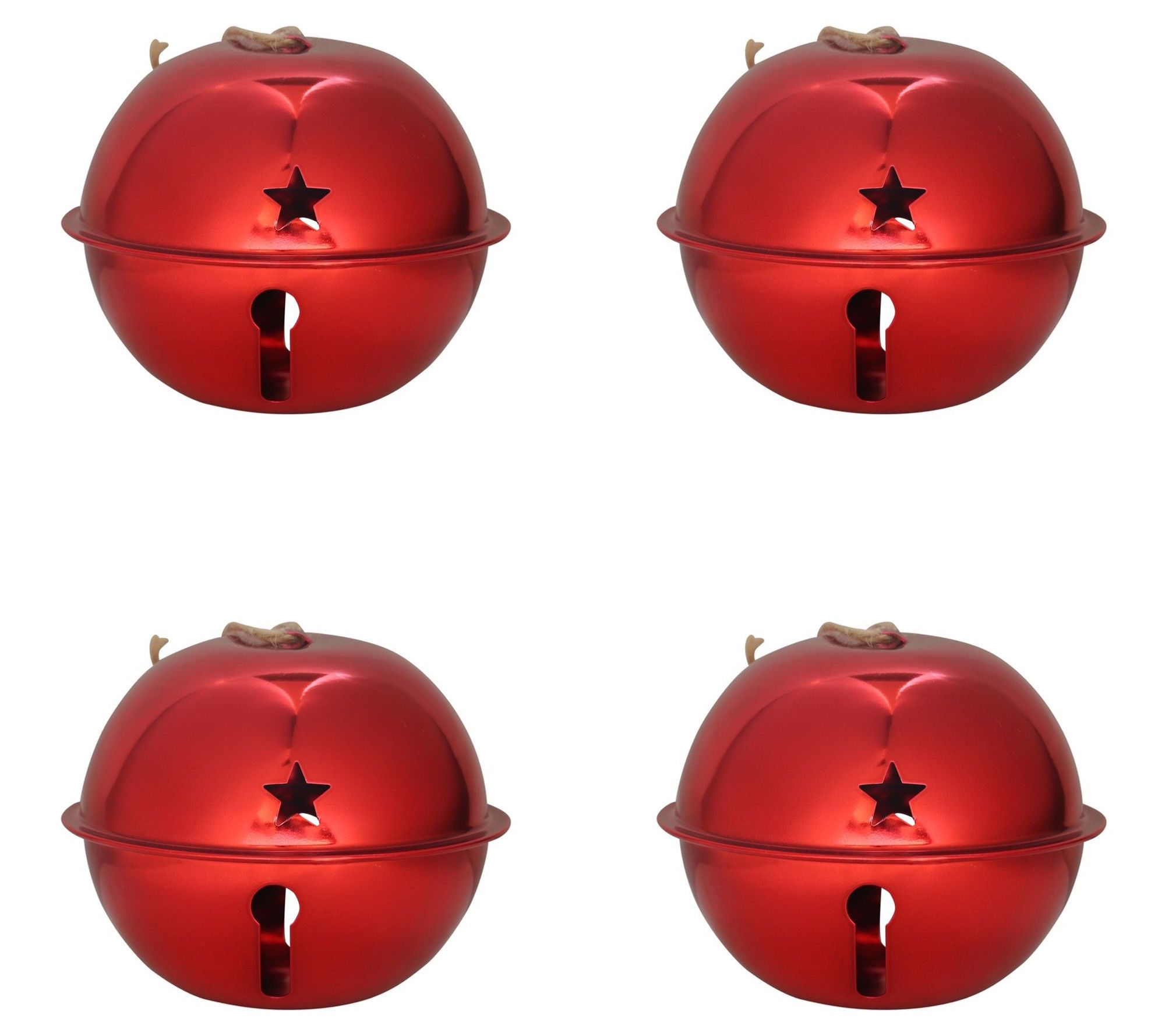 Haute Decor 4-P ack 120mm Adapt Nesting Jingle Bells