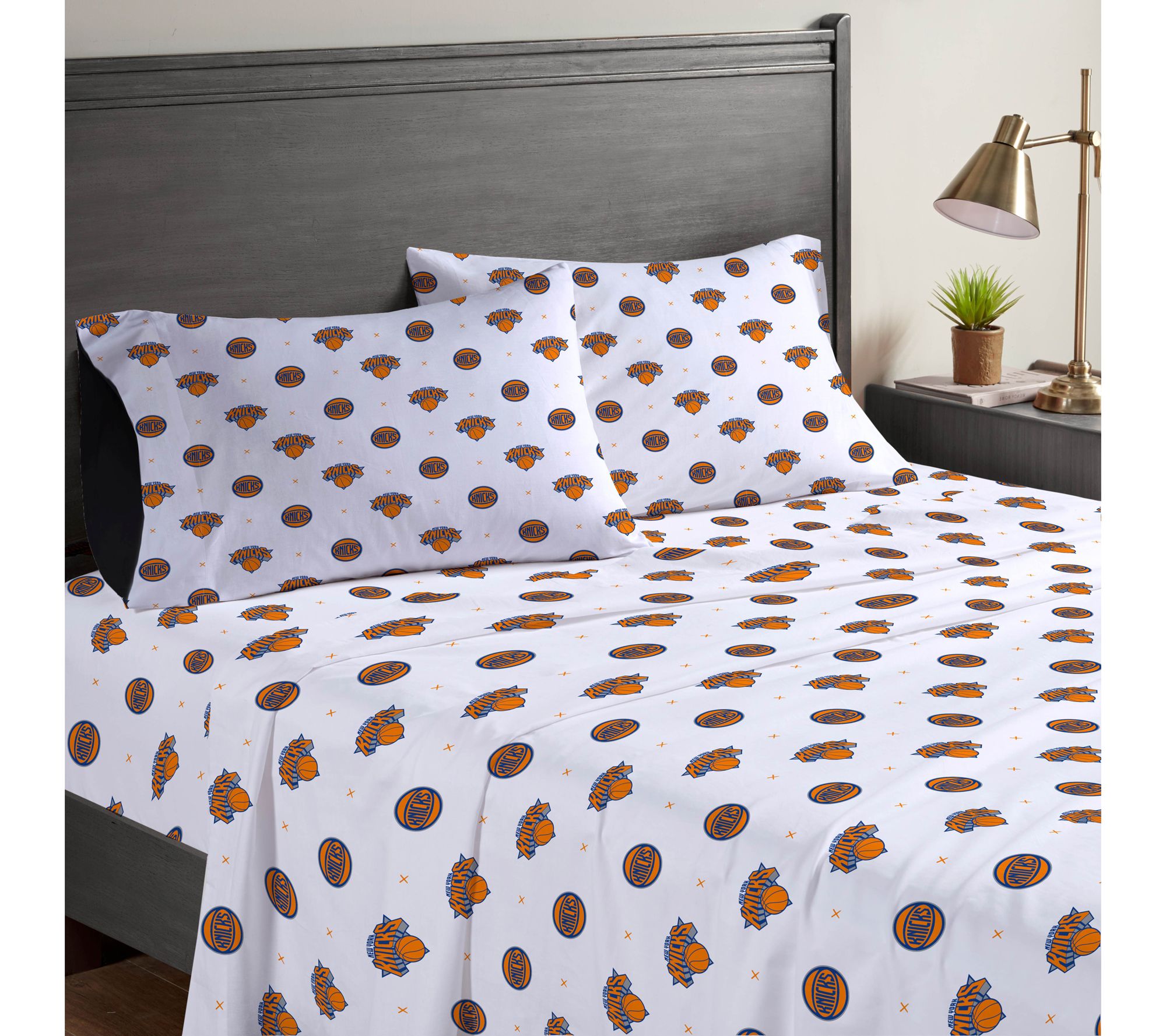 Pegasus Sports NBA Small X Queen Sheet Set