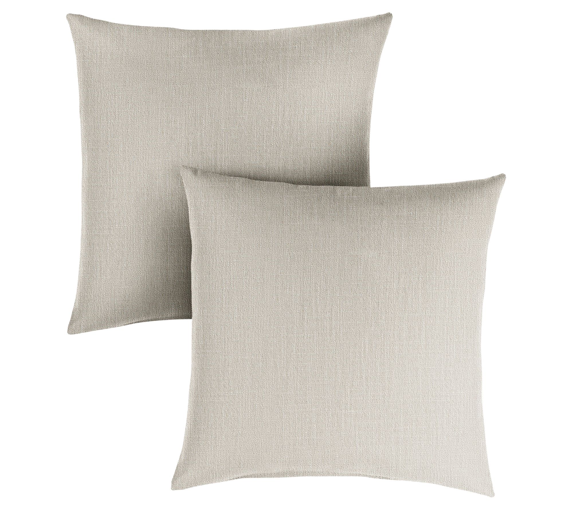 Sorra Home Textured Indoor Knife Edge Pillow Set of 2 - QVC.com