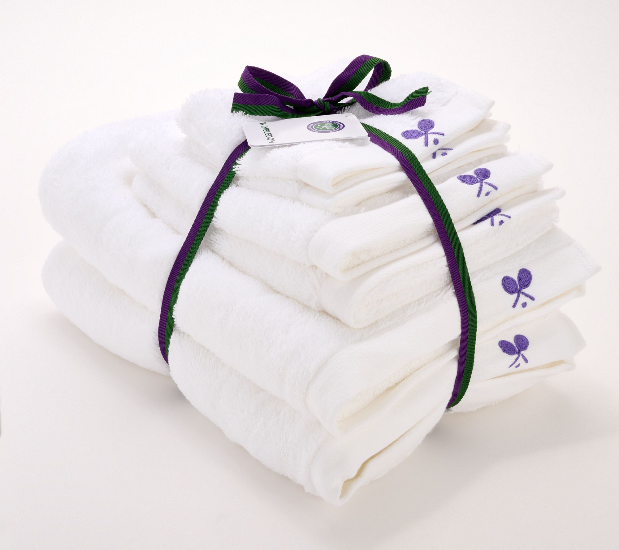 Wimbledon x Christy Set of 6 Egyptian Cotton Towels