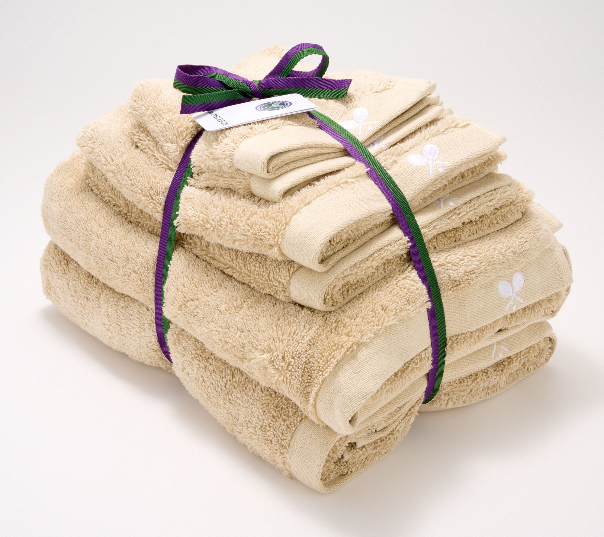Wimbledon x Christy Set of 6 Egyptian Cotton Towels