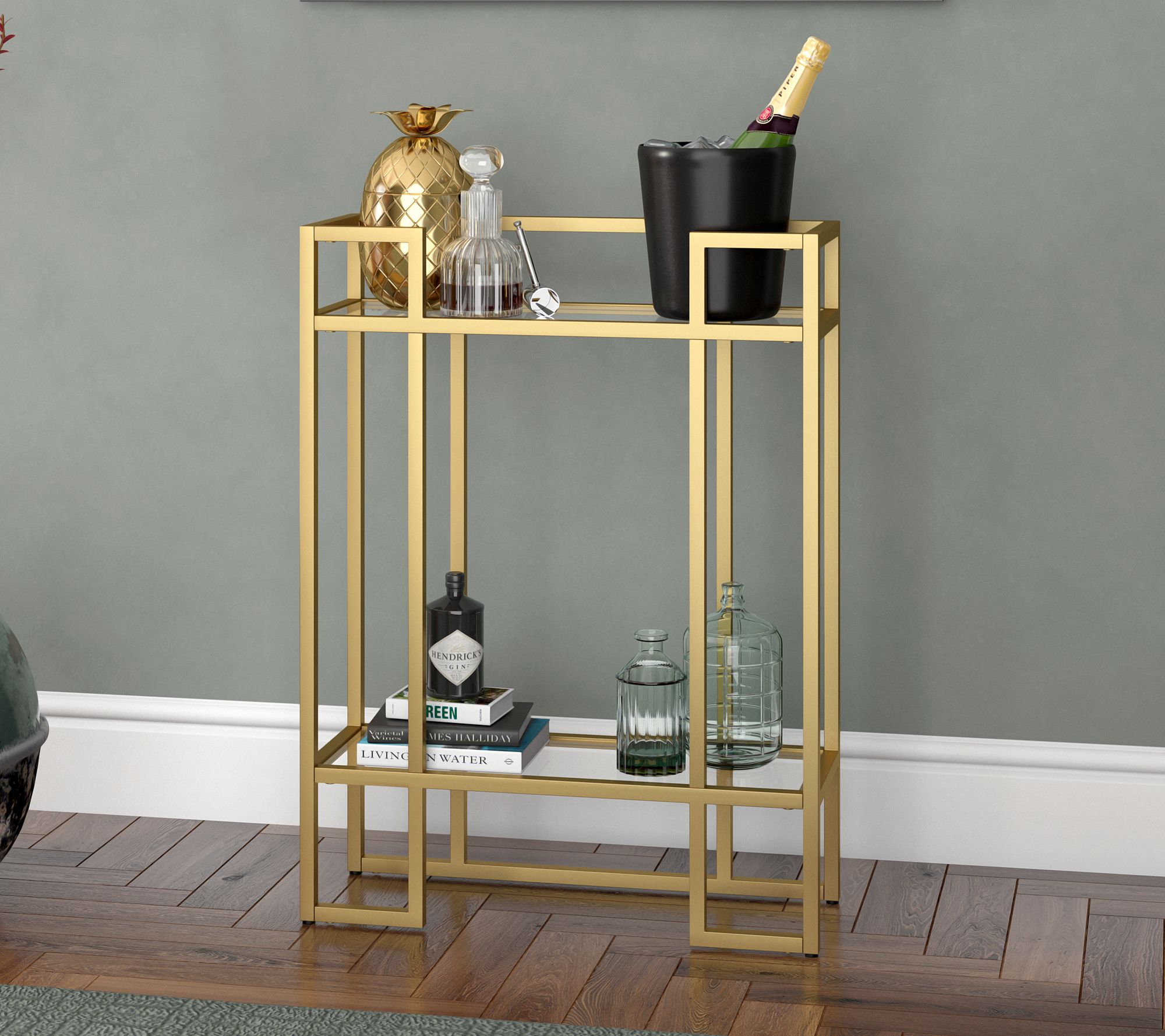 Hudson & Canal Uriel 22" Wide Rectangular Console Table - QVC.com