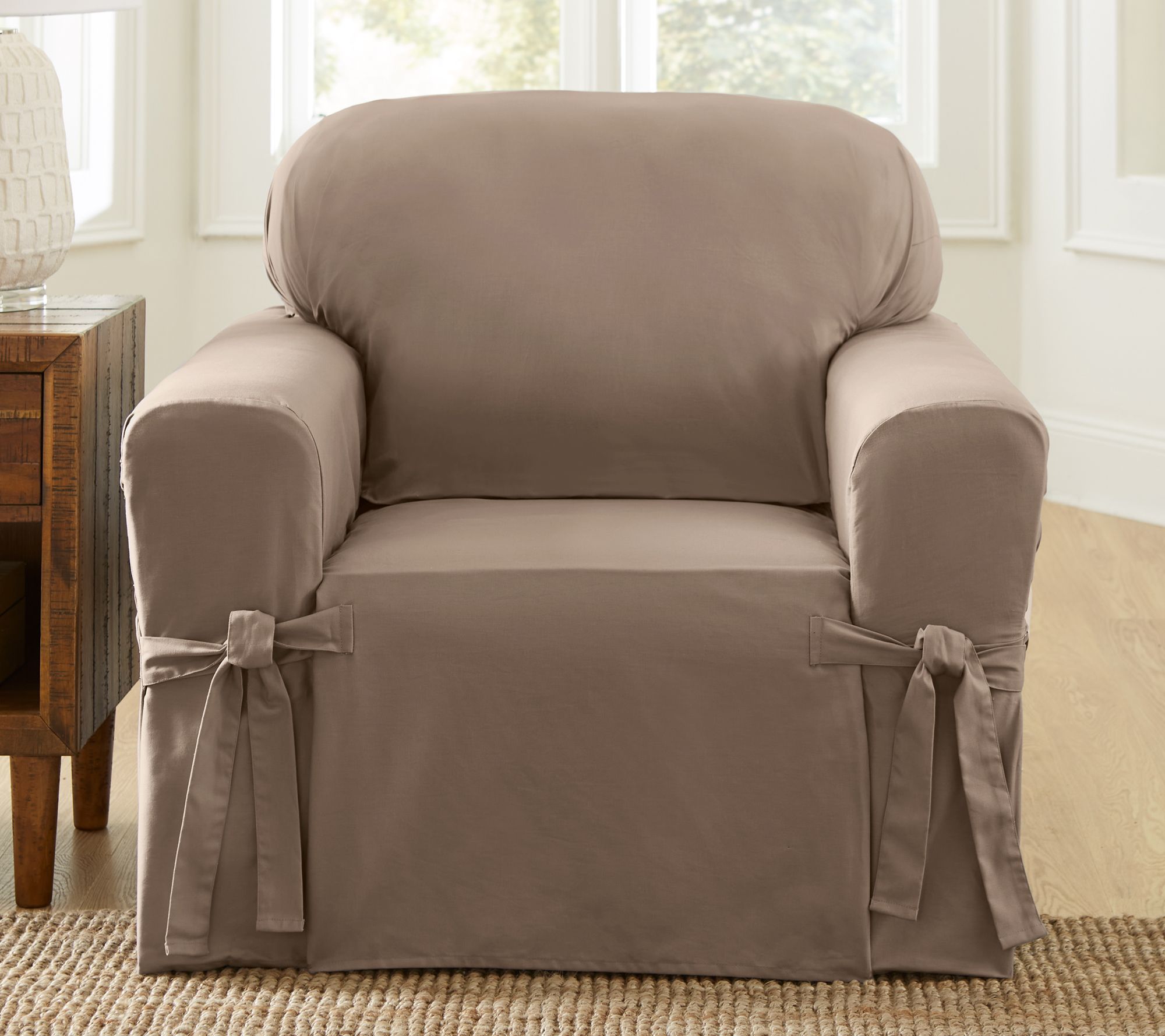 "As Is" Surefit Woven Relaxed Furniture Slipcover - Chair