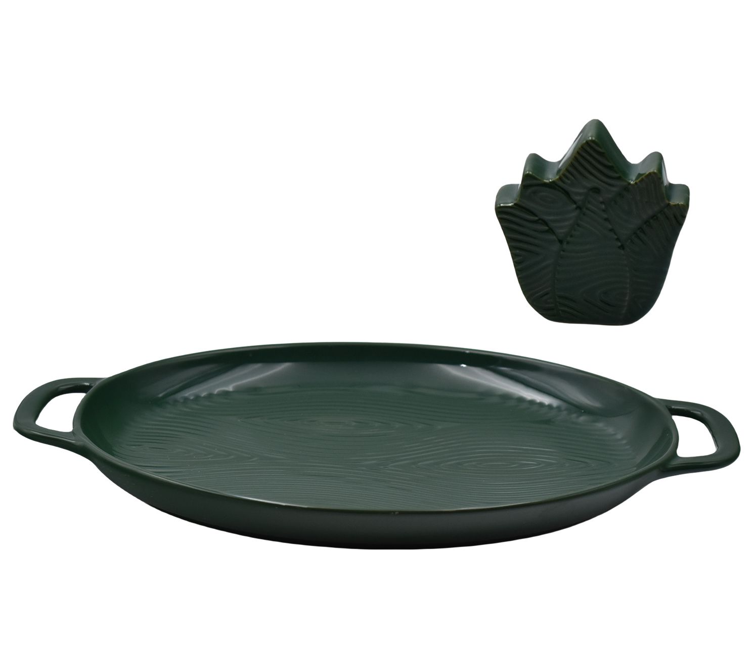 Temp-tations Woodland Special Edition Oval Deep Dish Giving Plate