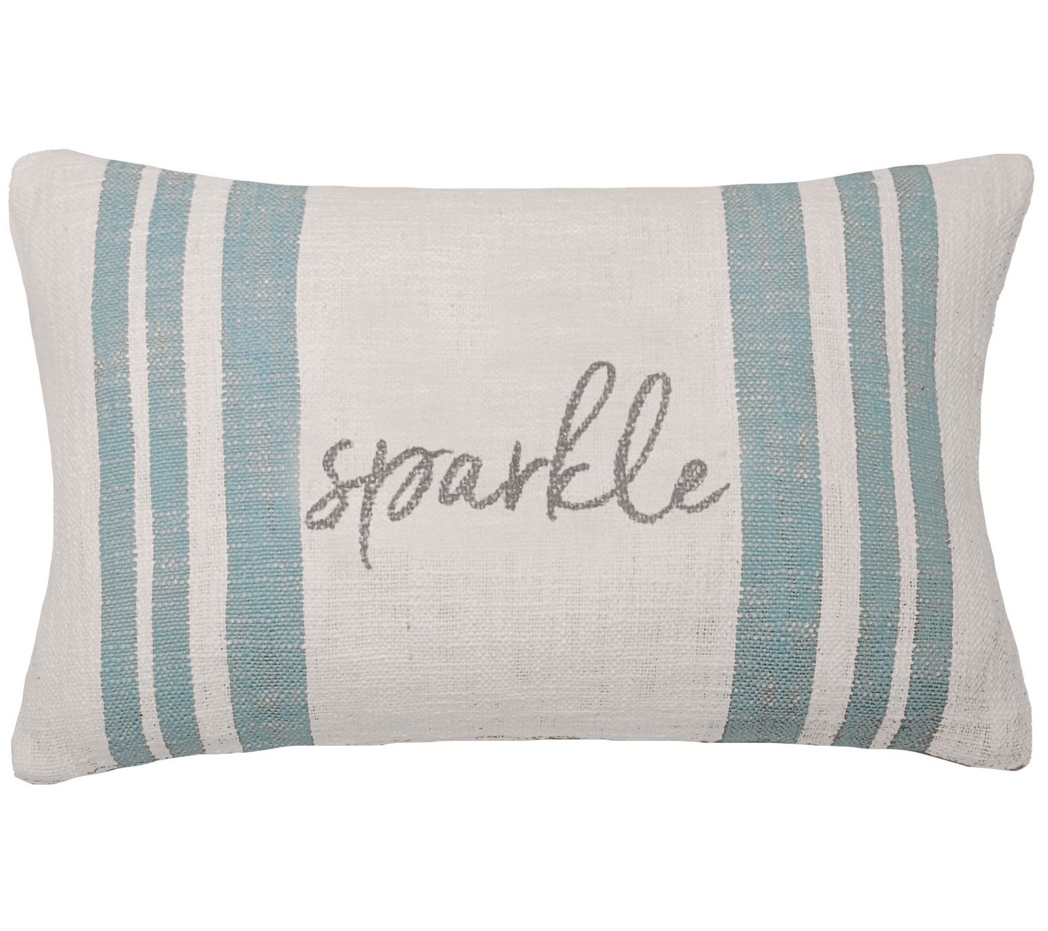 Morgan Sparkle Woven Throw Pillow by Valerie