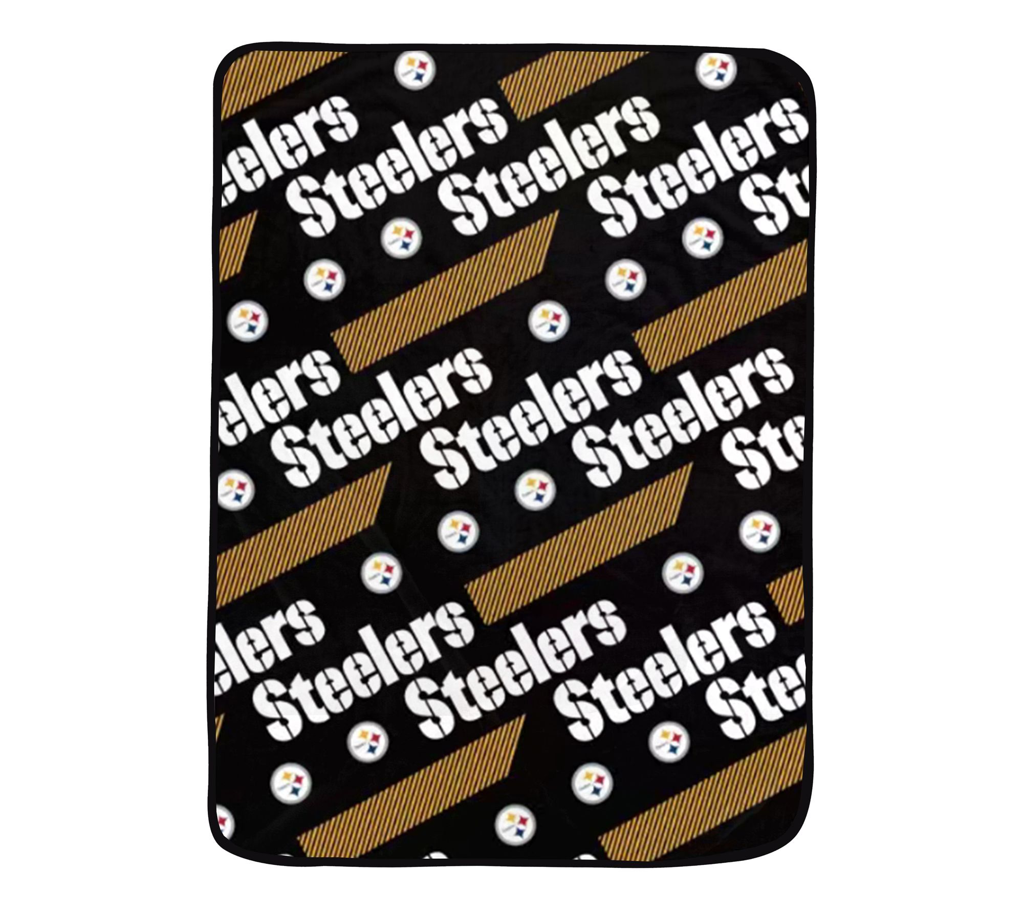 Pegasus Sports NFL Slanted Half Stripe Wordmark Blanket
