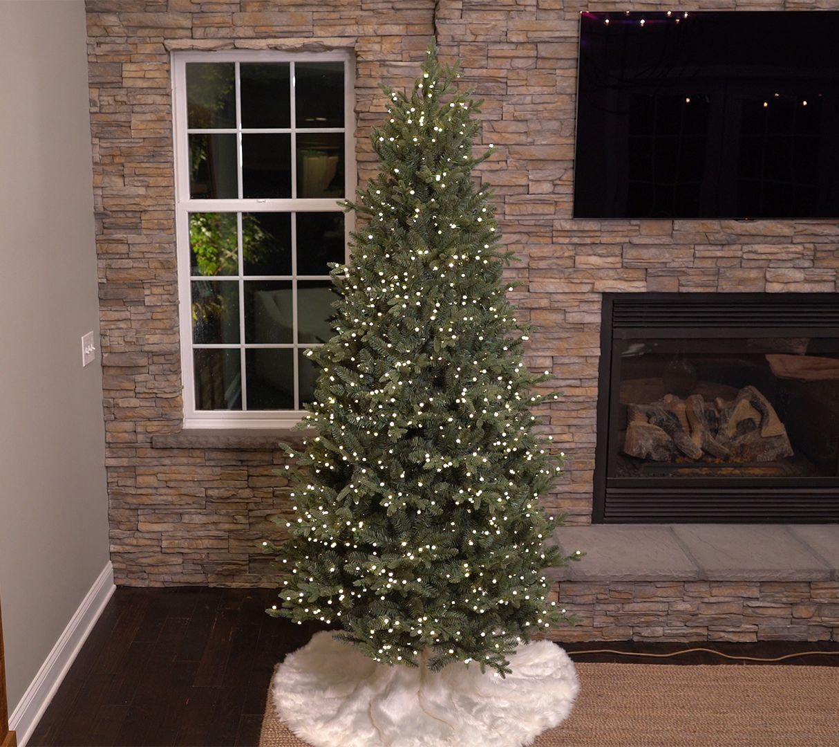 "As Is" Kringle Express 6.5' Microbright LED Tree with Storage Bag