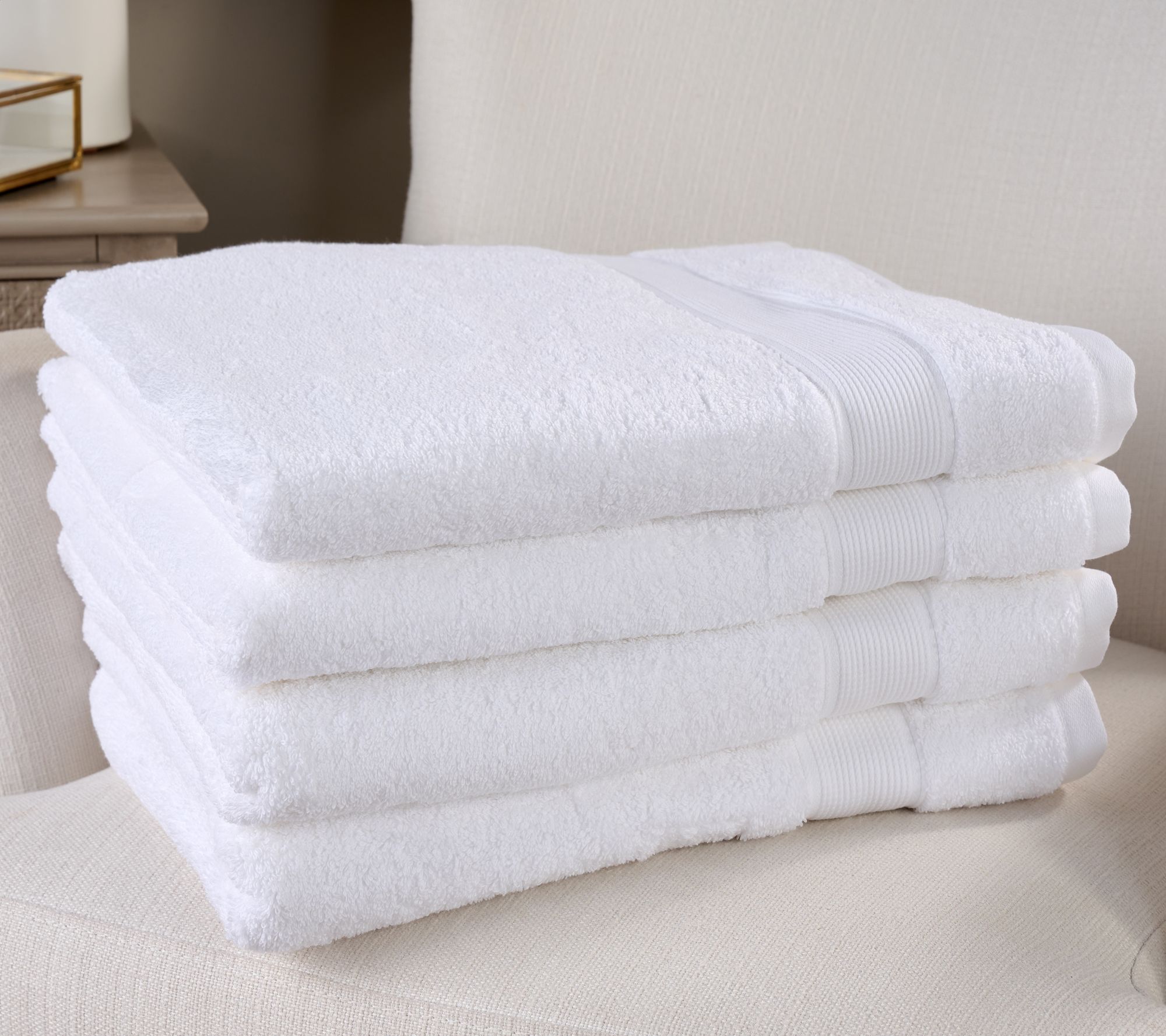 "As Is" Northern Nights Egyptian Cotton 4-Piece Bath Towel Set