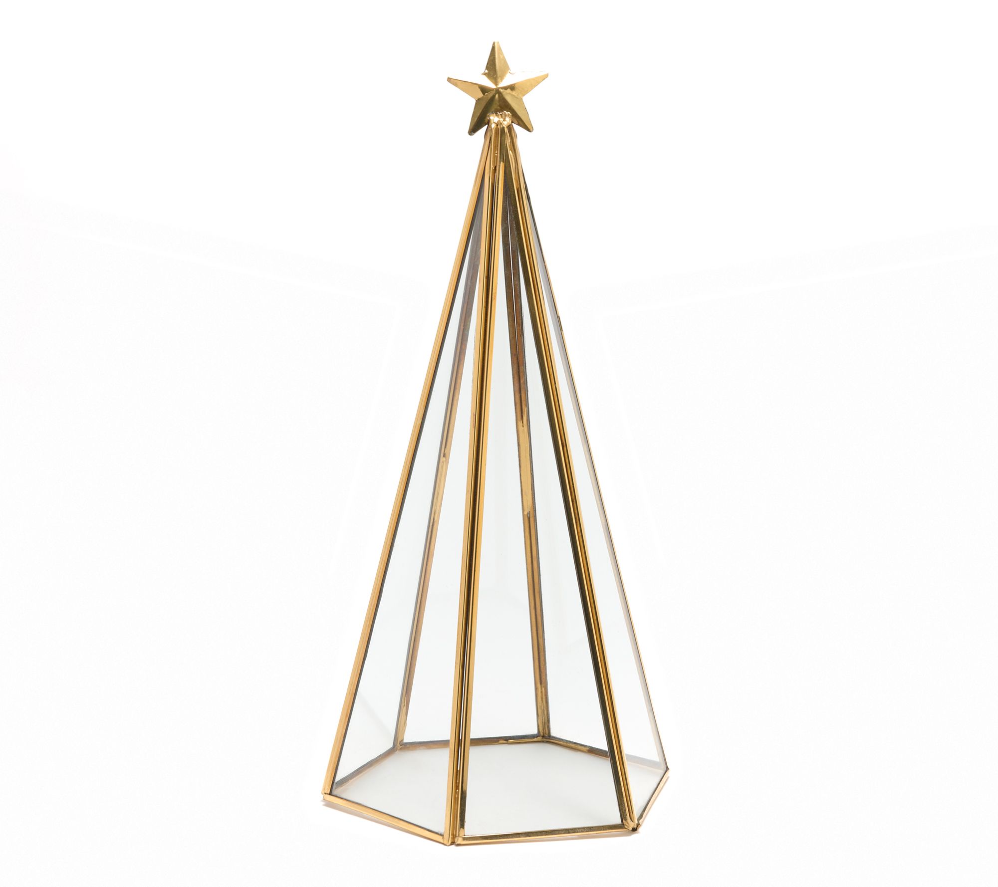 Primrose Hill 14" Metal and Glass Decorative Tree Cloche