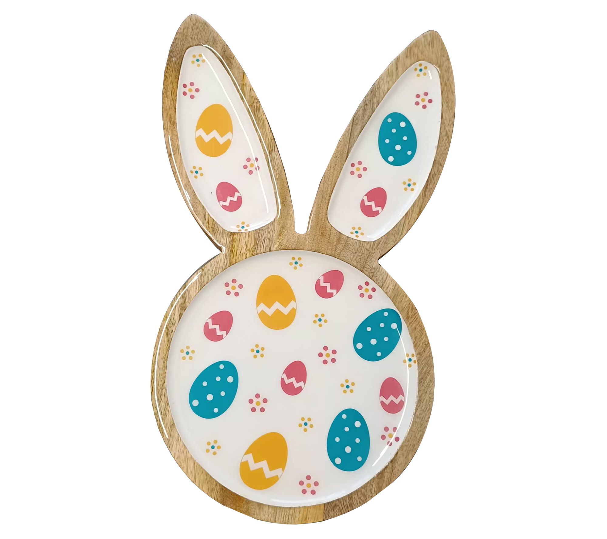 "As Is" Temp-tations Special Edition Wood Bunny Serving Tray