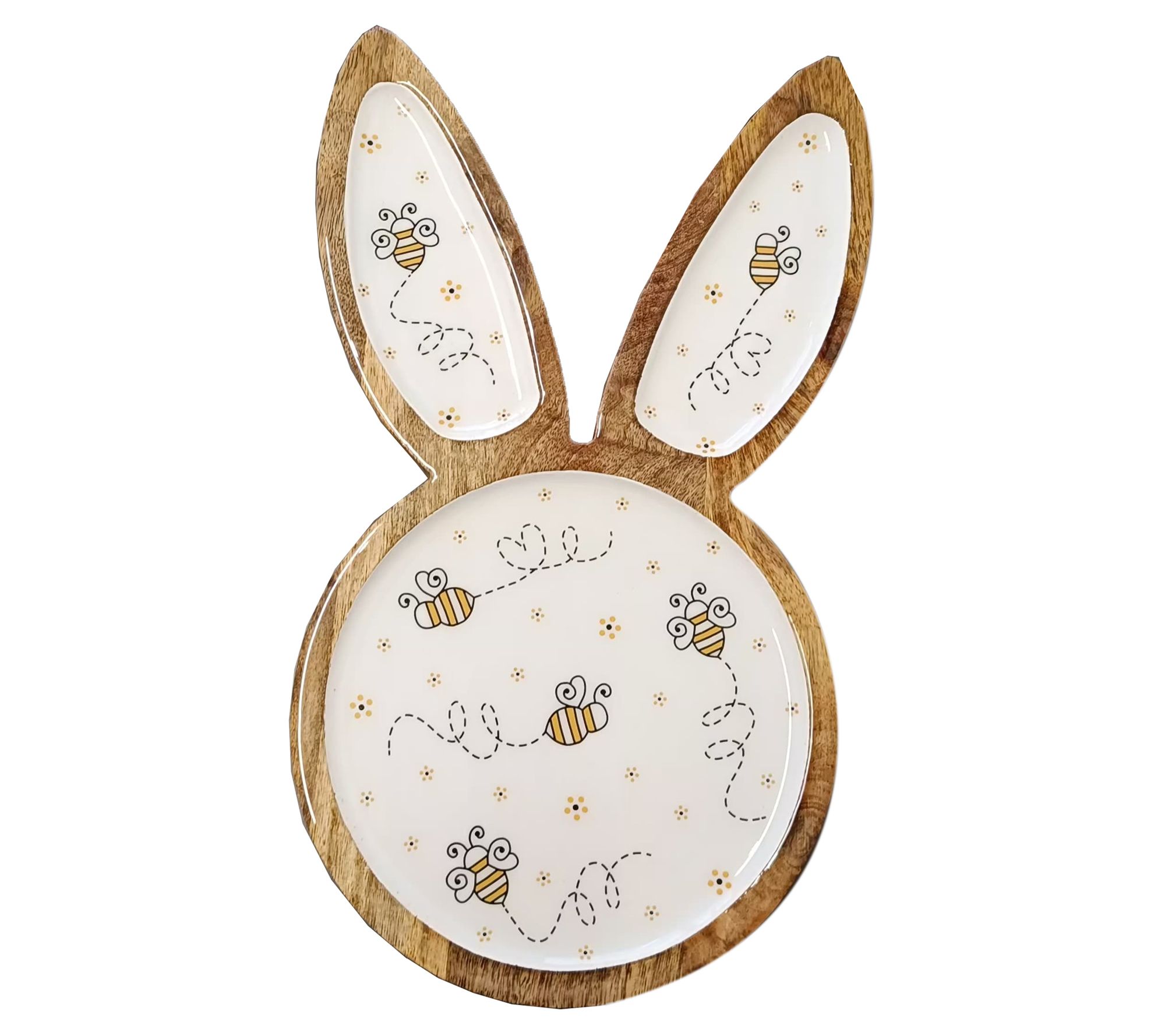 "As Is" Temp-tations Special Edition Wood Bunny Serving Tray