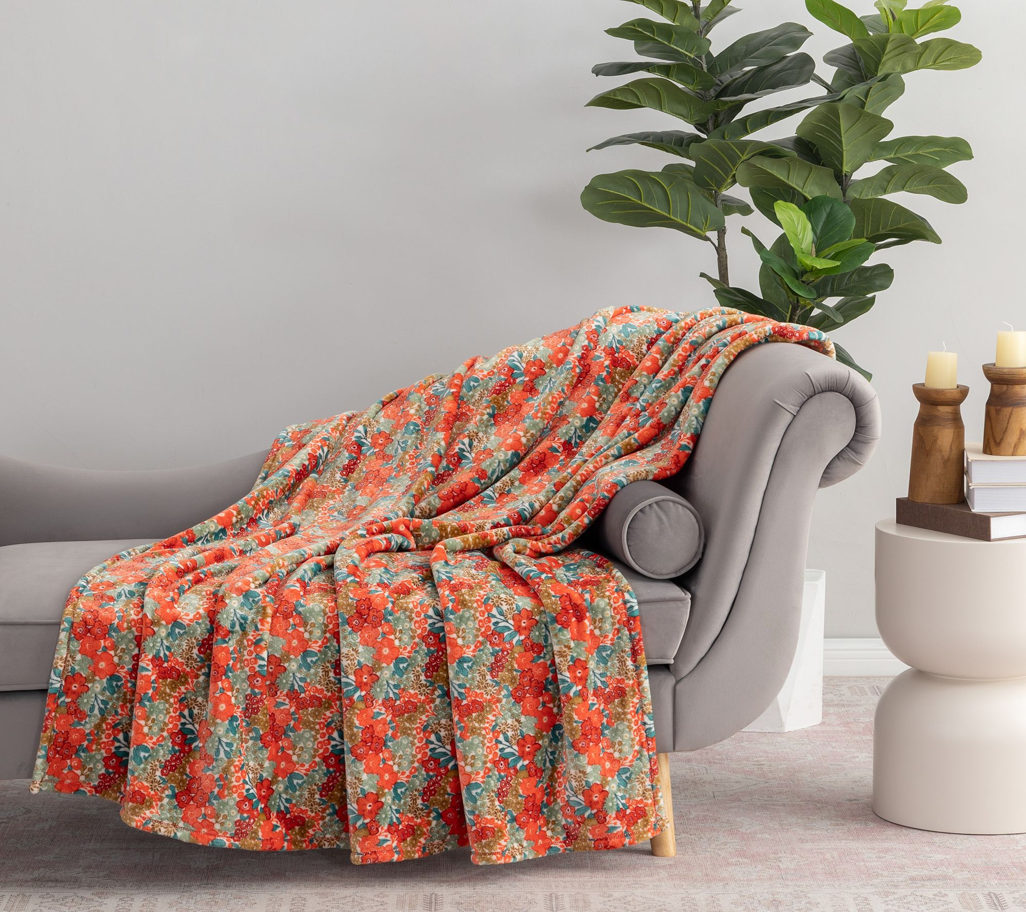 "As Is" Berkshire Holiday Artist Series 60x70 Printed Throw