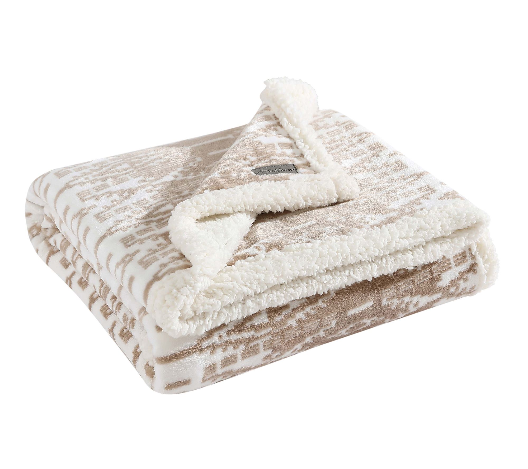 Eddie Bauer San Juan Oyster Knit 50"X60" Throw