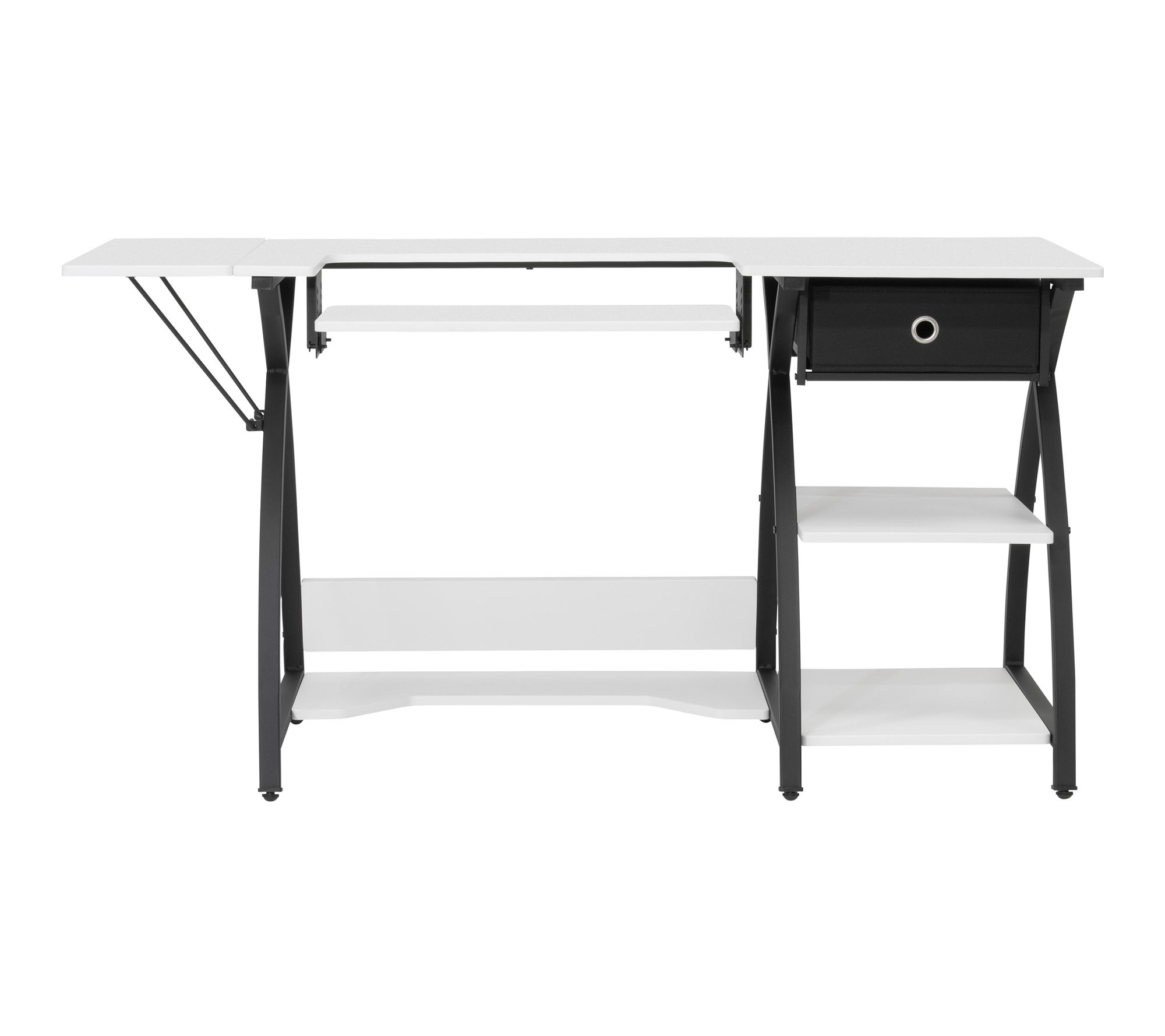 Sew Ready Comet Plus Hobby/Office/Sewing Desk w/ Fold-Down Top