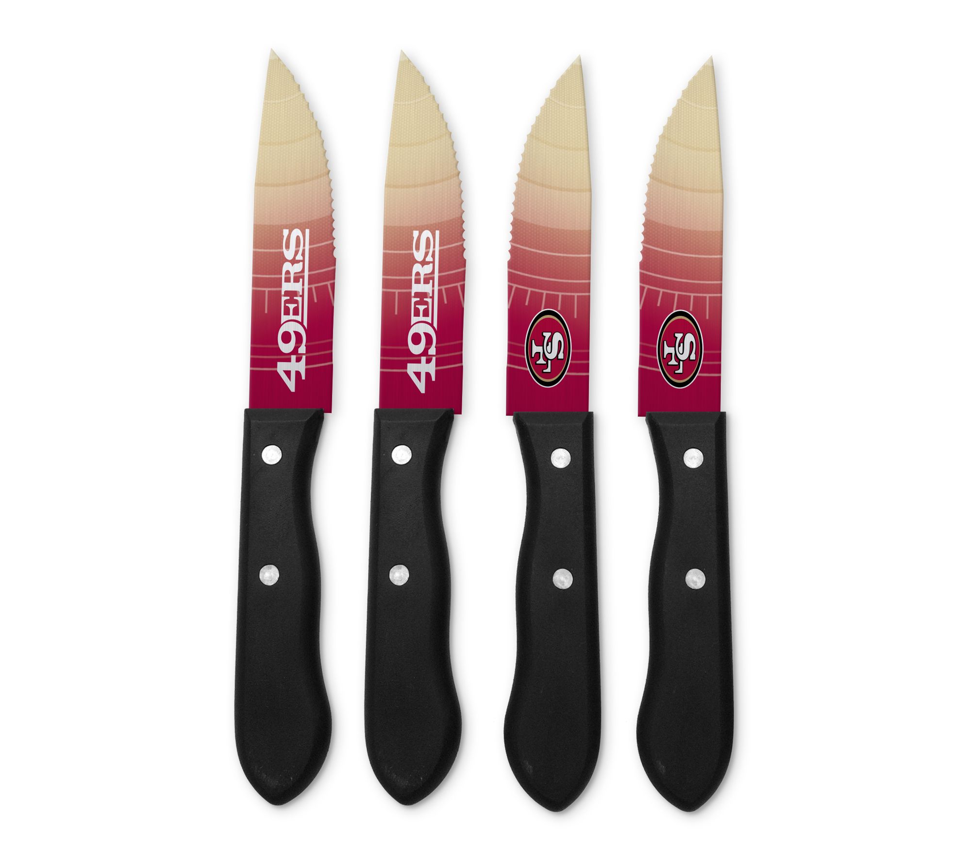 Inglasco NFL 4-Piece Steak Knife Set