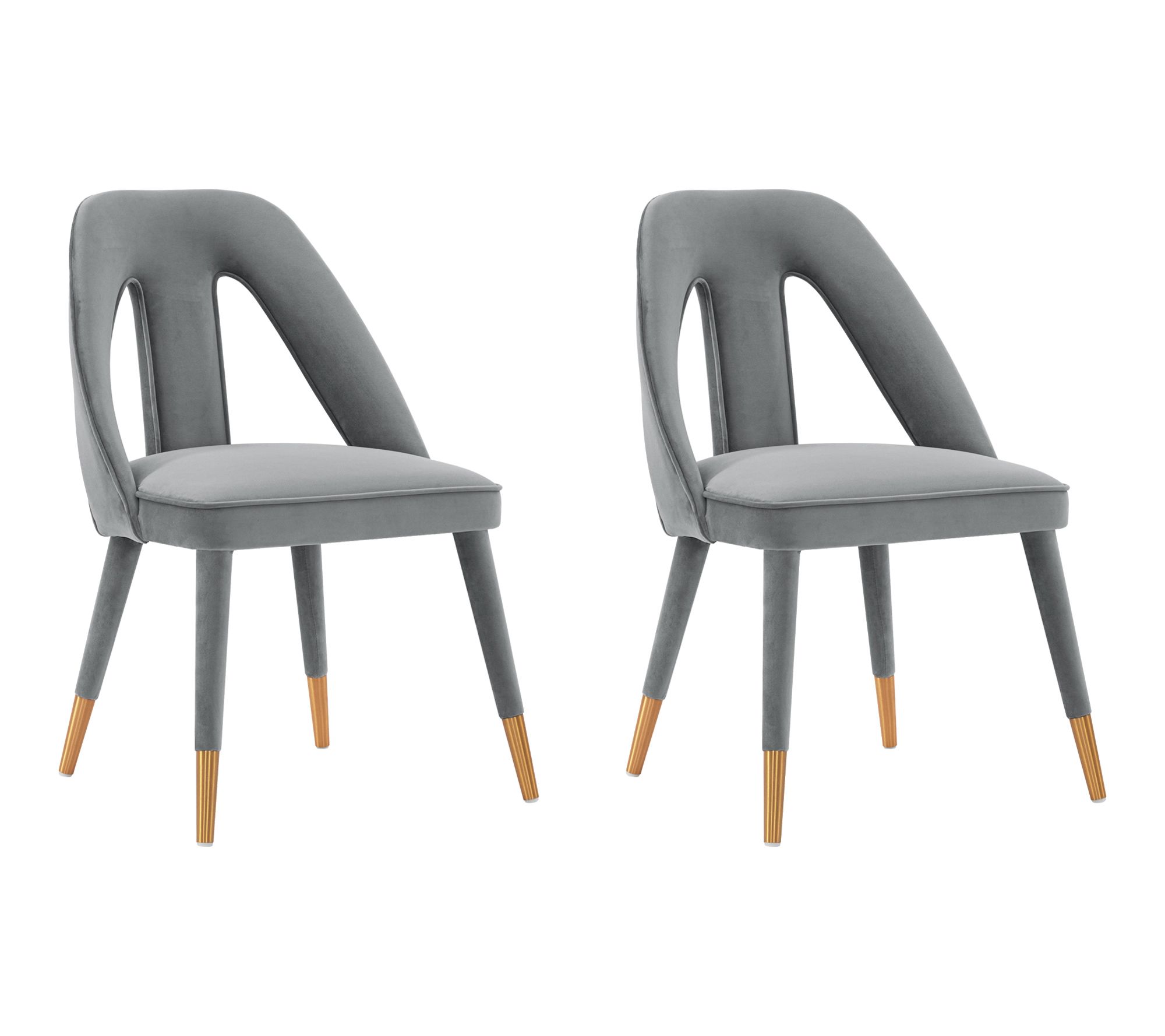 Manhattan Comfort Neda Upholstered Dining Chair- Set of 2