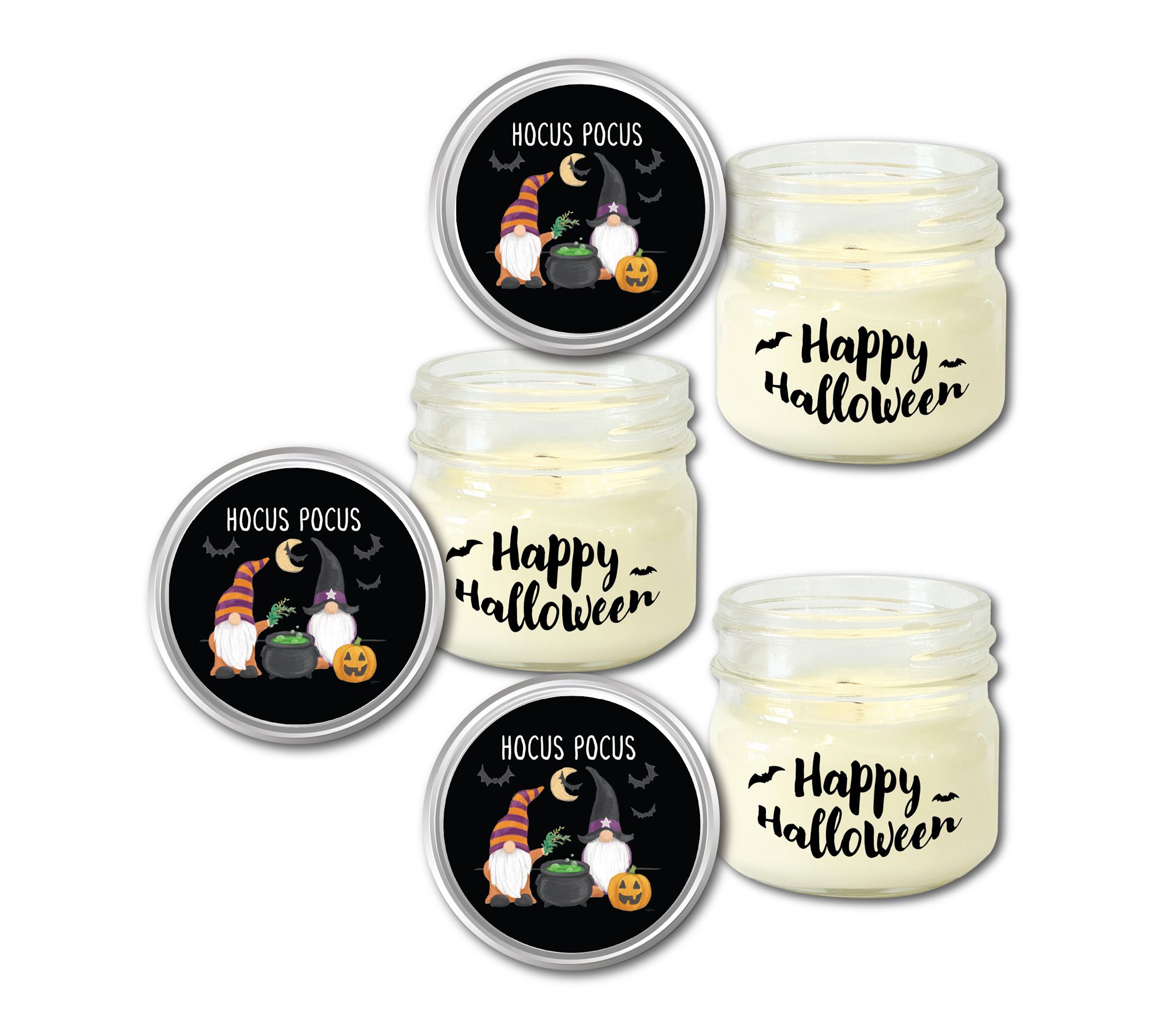 Courtside Market Hocus Pocus Gnomes II 8 oz Candle 3 pc.