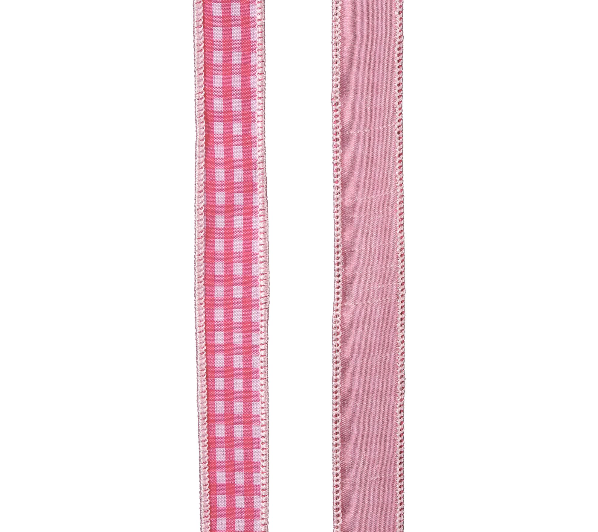 1"X10y Gingham/Polka Dot Ribbon by Valerie