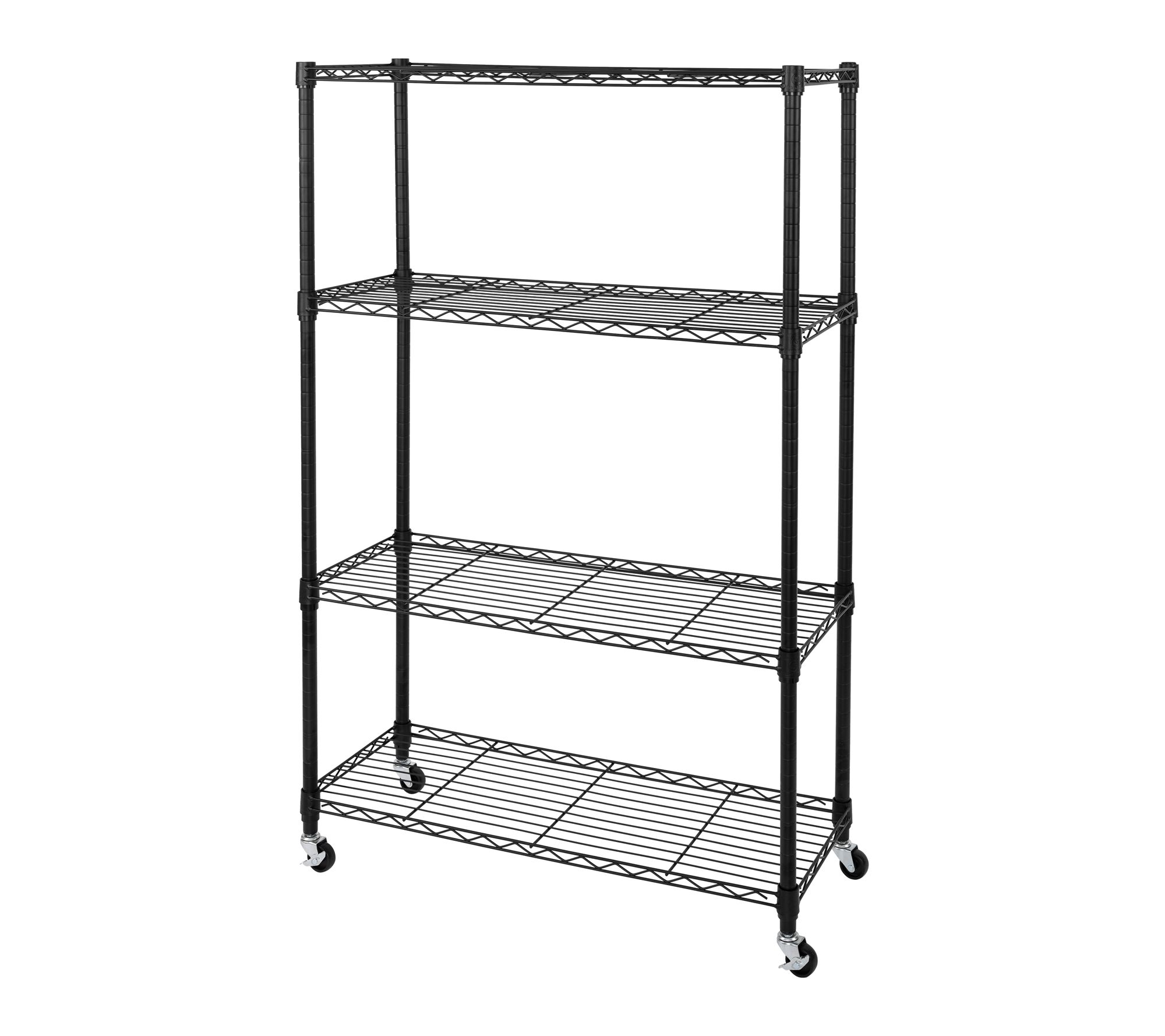 Seville Classics 4 Tier Wire Shelving, 36" W x 14" D x 56.5" H