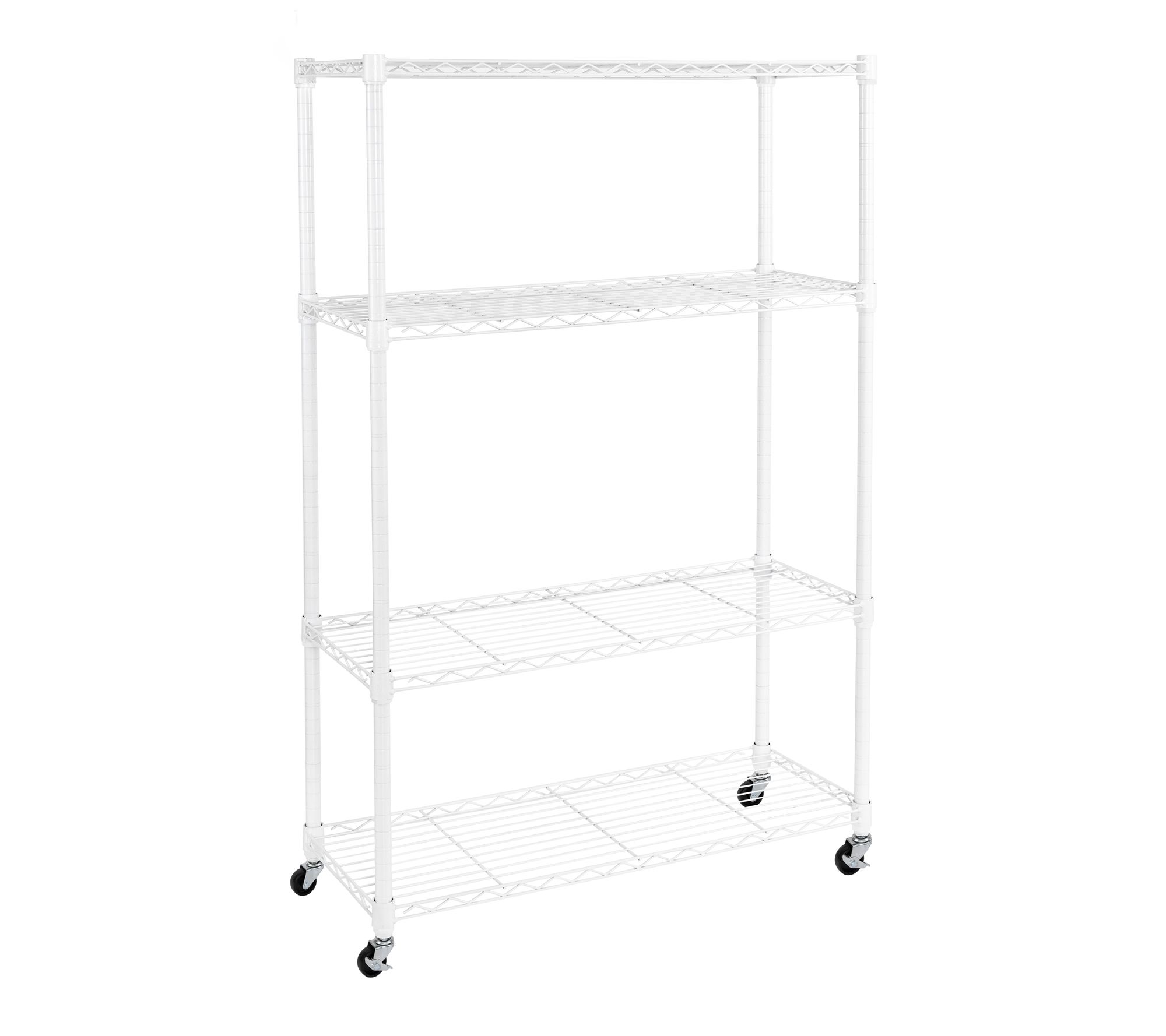 Seville Classics 4 Tier Wire Shelving, 36" W x 14" D x 56.5" H