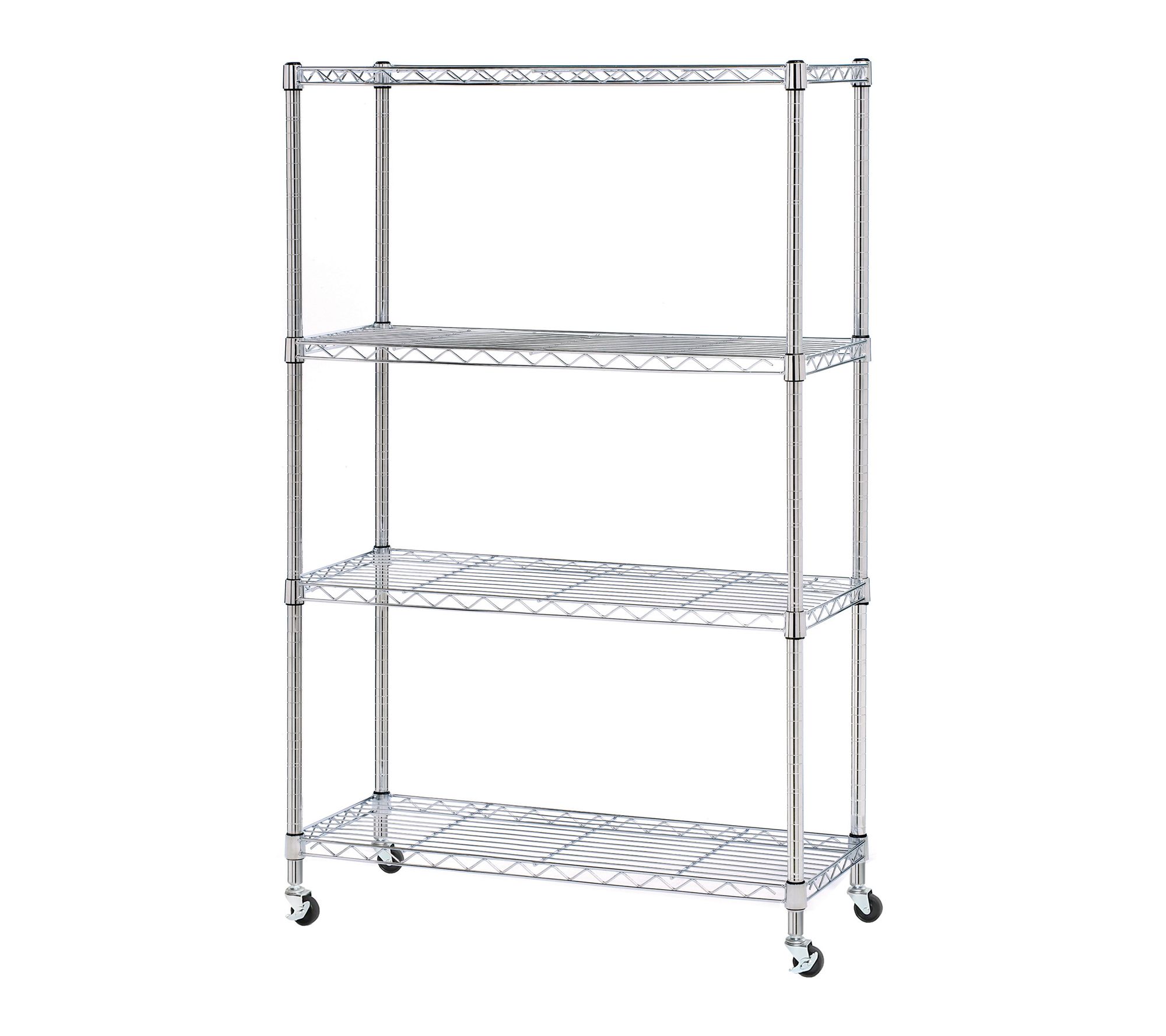 Seville Classics 4 Tier Wire Shelving, 36" W x 14" D x 56.5" H