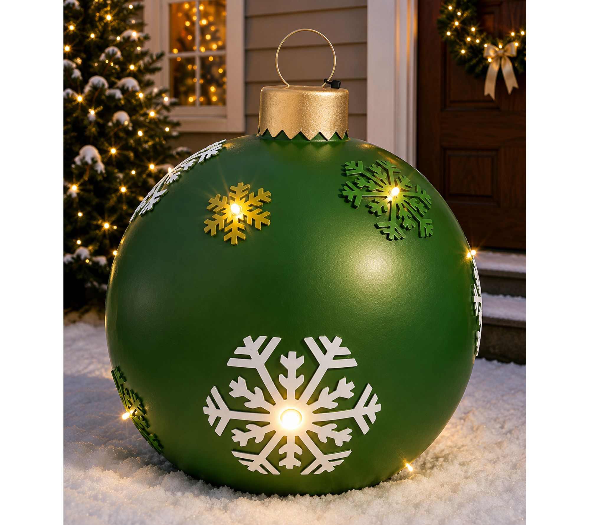 RC Home -24"LED Christmas Ornament w/Timer