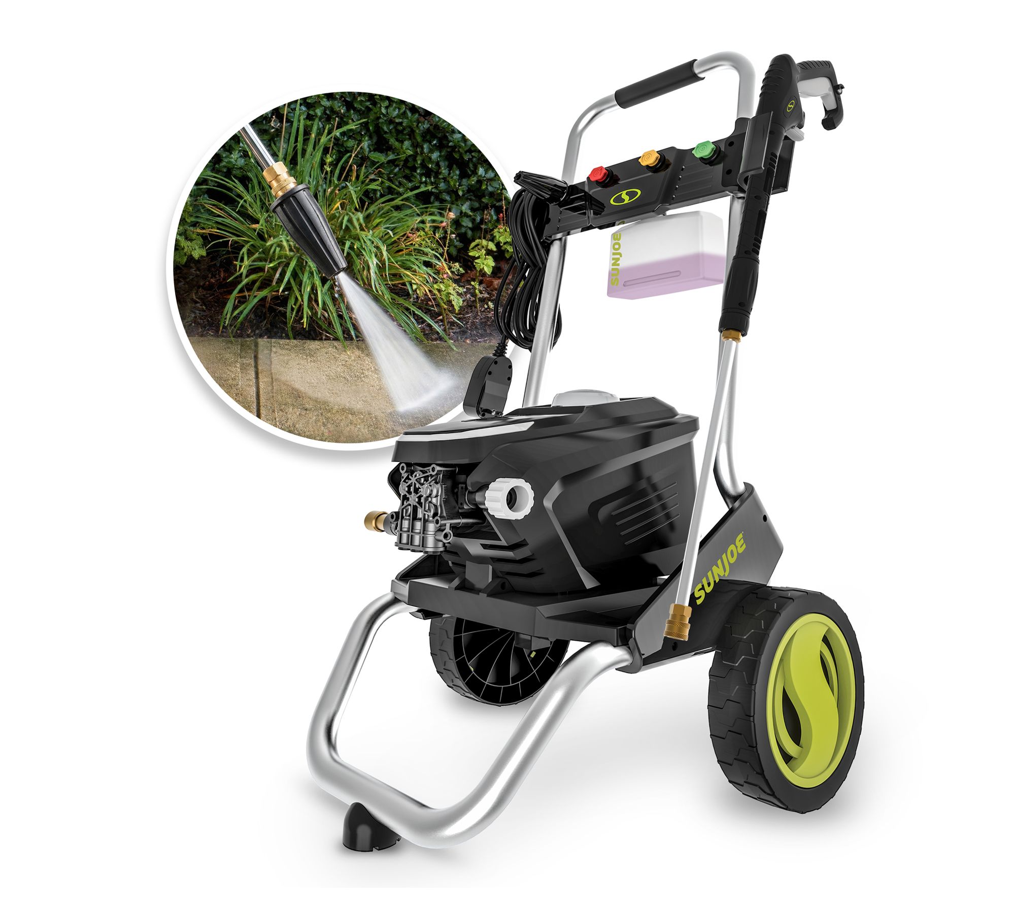 2200 PSI Electric Pressure Washer, Foam Cannon + Turbo