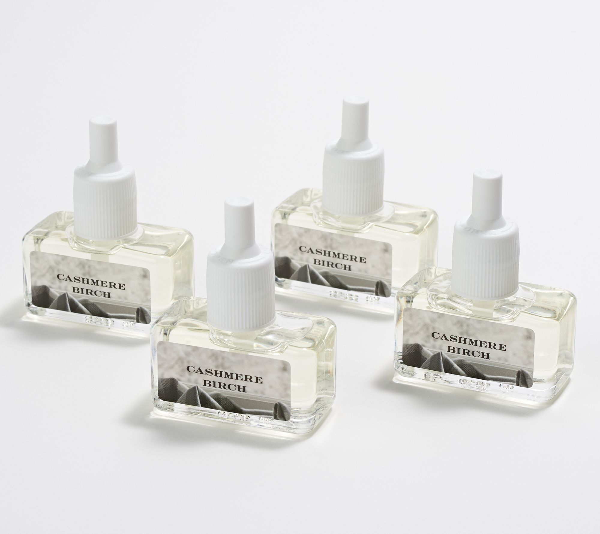 HomeWorx by Harry Slatkin Cashmere Birch Refill Diffuser Set of 4