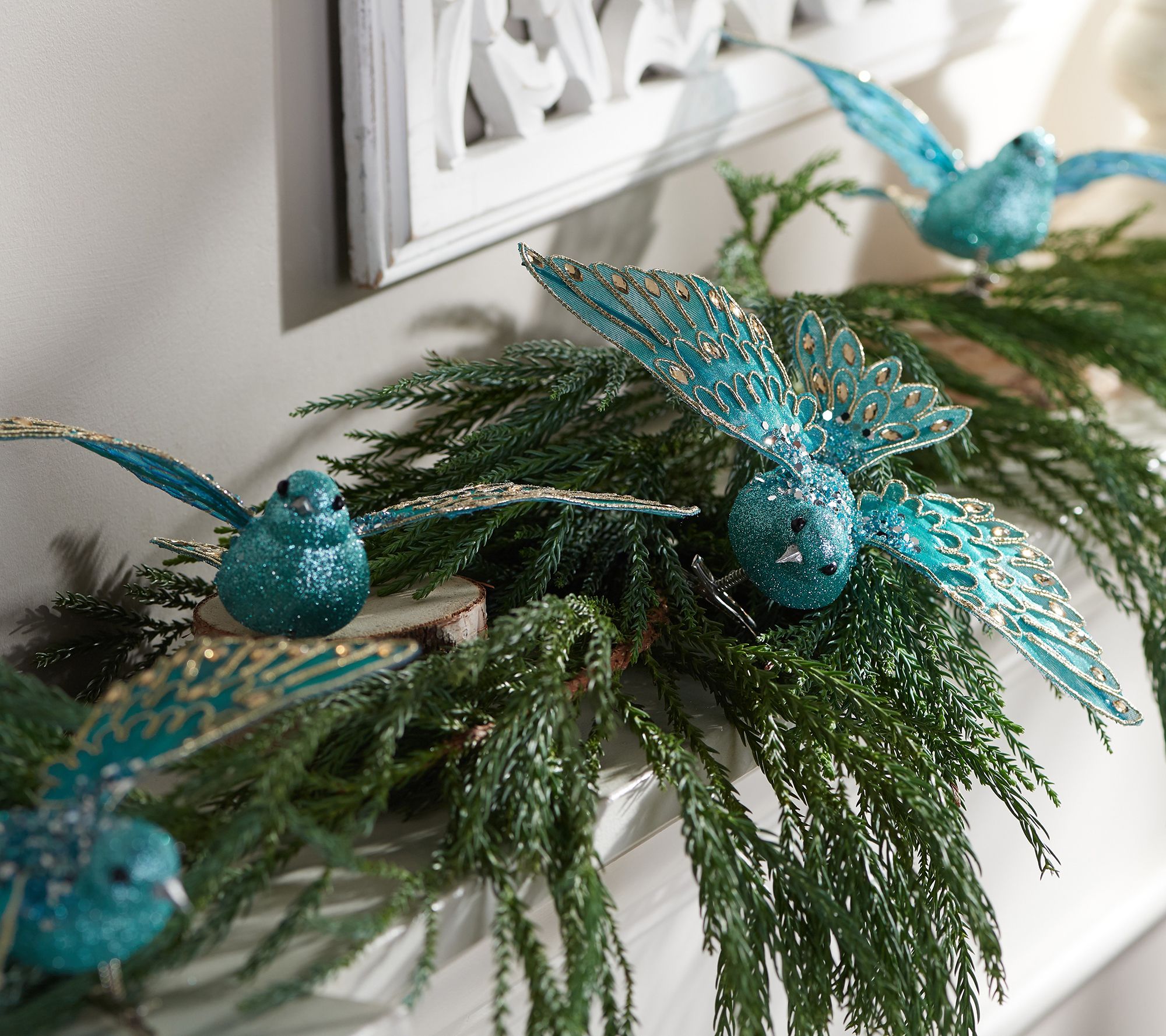 6 Kinds/Bag Angel Shaped Ornaments Wing Christmas Tree Decor Home Hang Pendant r 