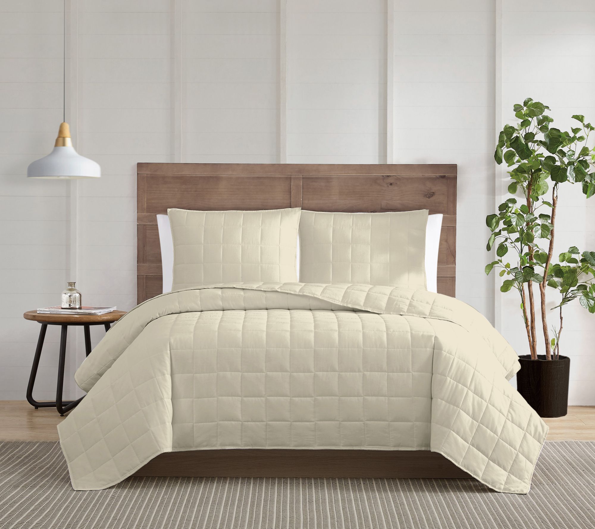 Truly Calm Silver Cool 3-Piece King Duvet CoverSet